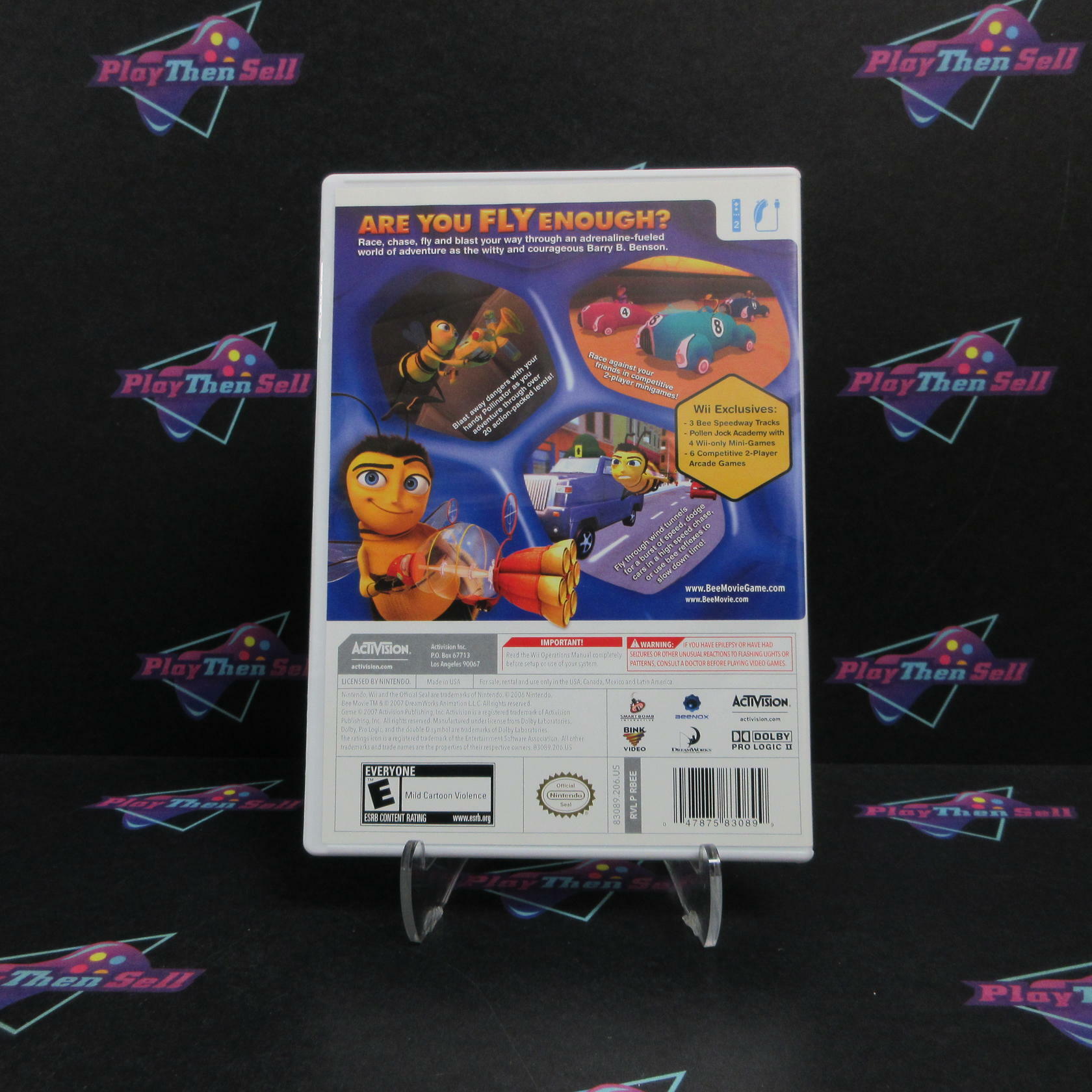 Bee Movie Game Nintendo Wii Complete - Excellent