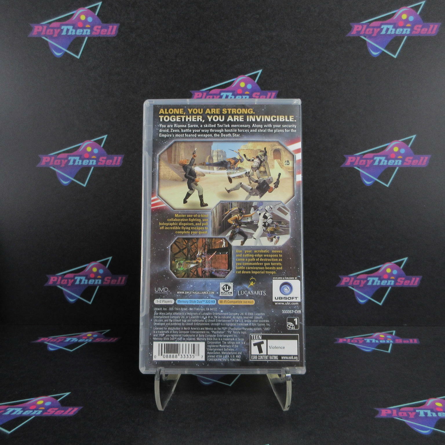 Star Wars Lethal Alliance Sony PSP Complete - Refurbished