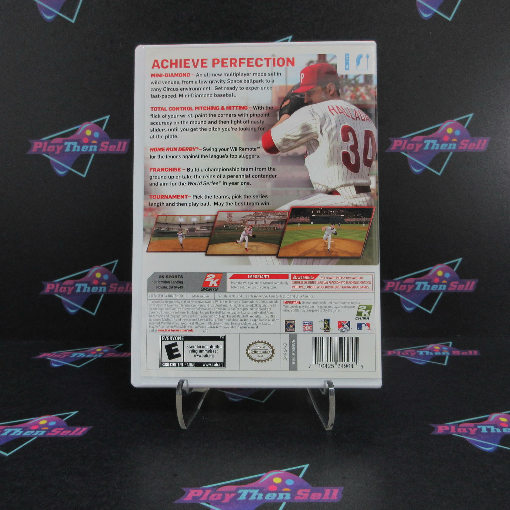 Major League Baseball 2K11 Nintendo Wii Complete - Refurbished