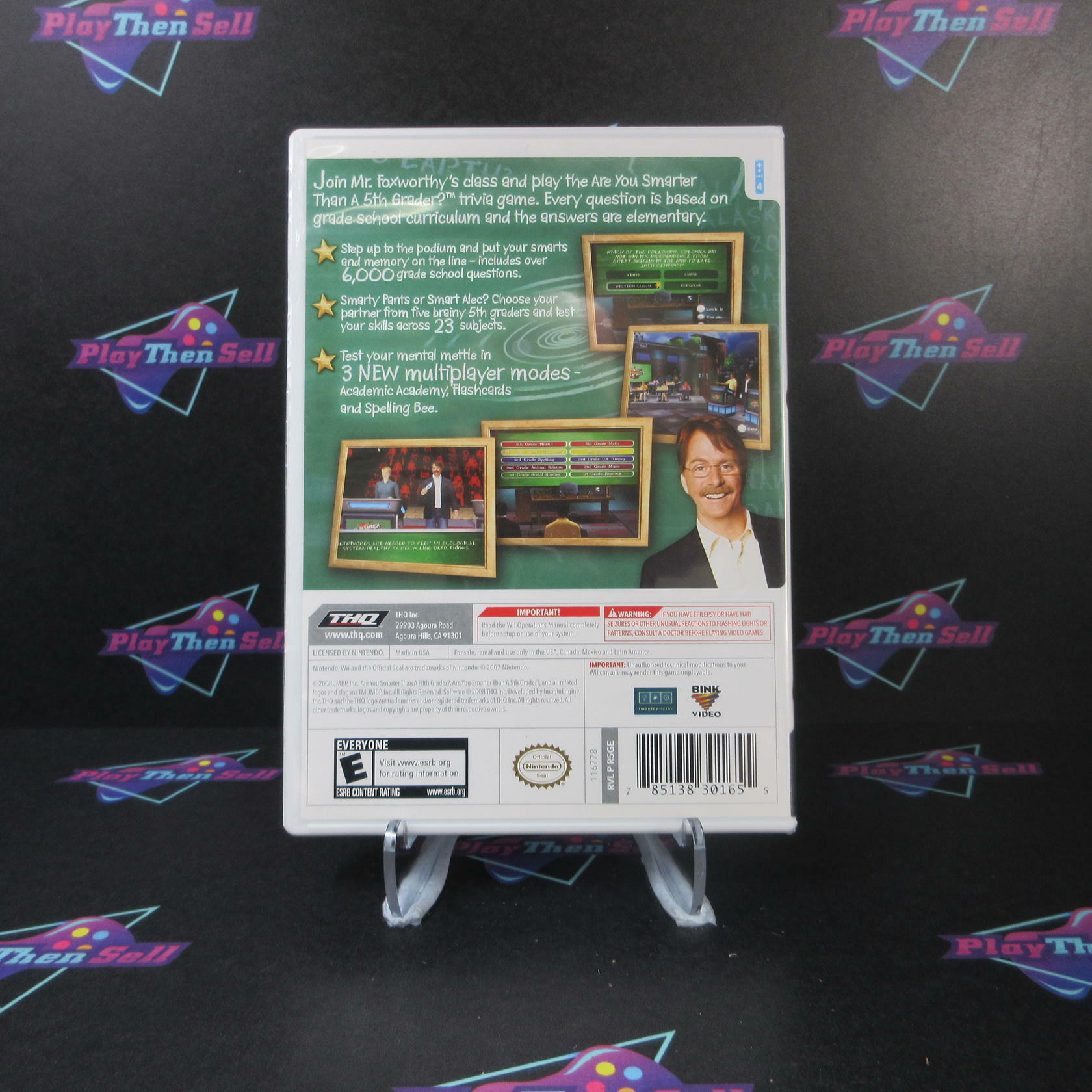 Are You Smarter than a 5th Grader Make the Grade Nintendo Wii CIB - Refurbished