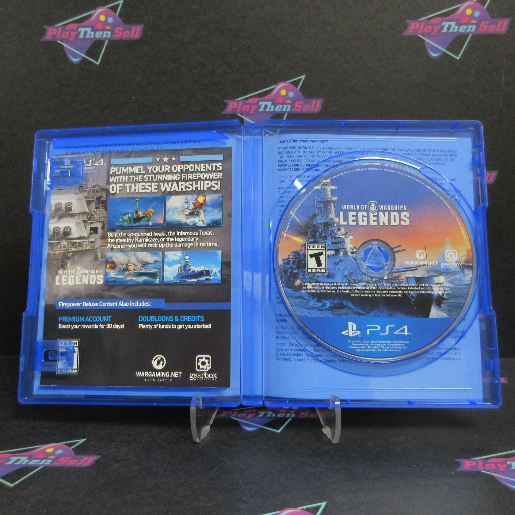 World of Warships Legends Firepower Deluxe Edition PS4 PlayStation 4 - Excellent
