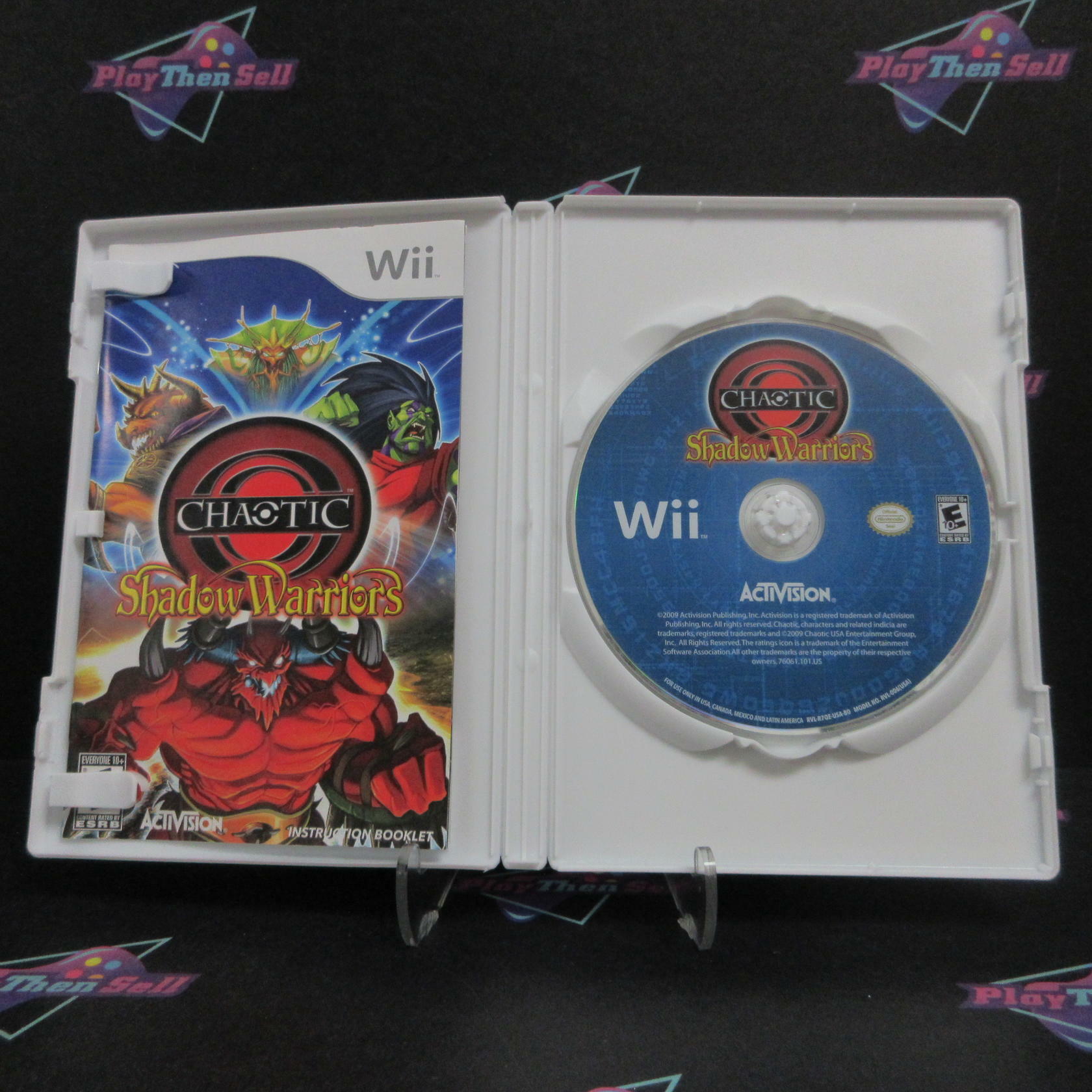 Chaotic Shadow Warriors Nintendo Wii Complete - Excellent