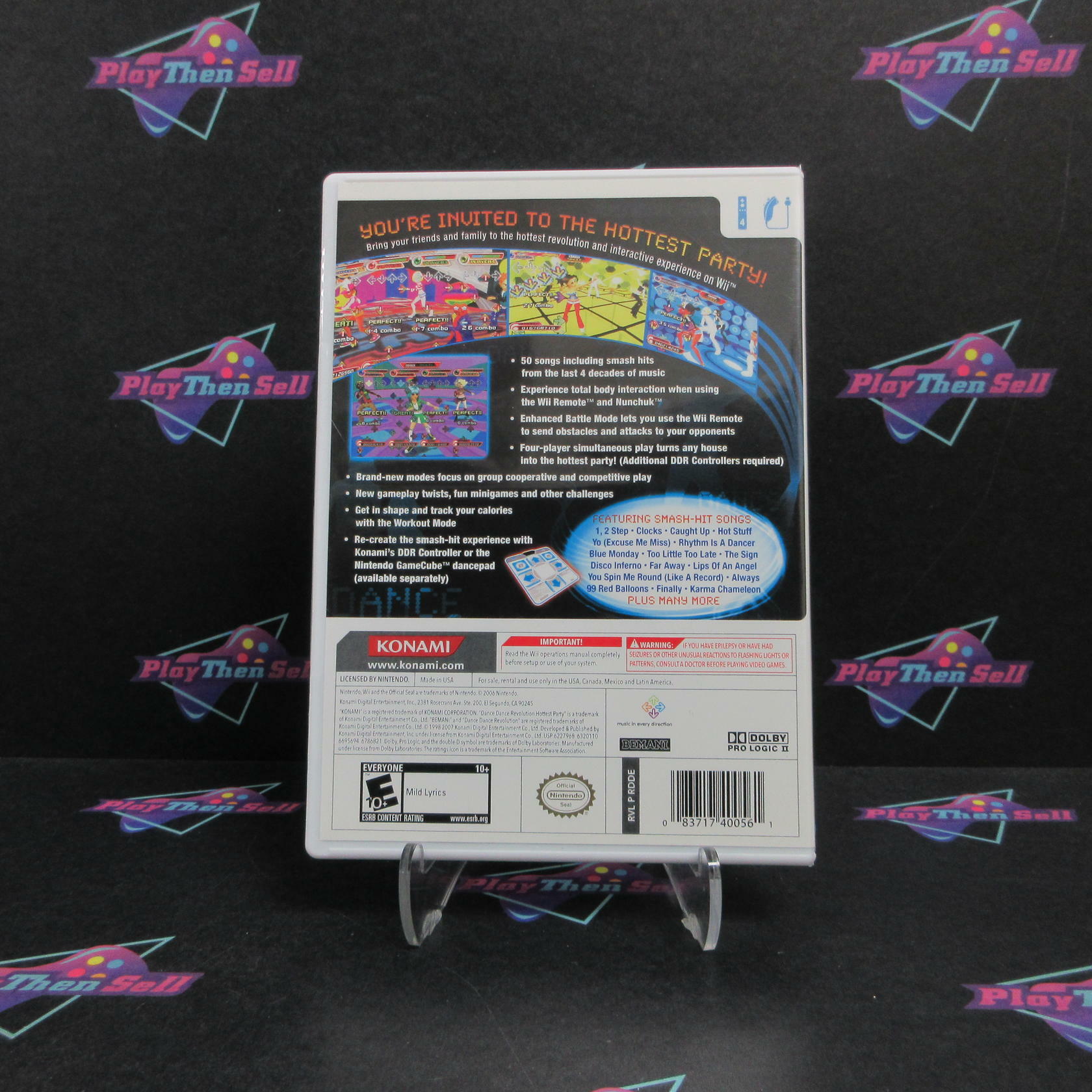 Dance Dance Revolution Hottest Party Nintendo Wii Complete - Refurbished