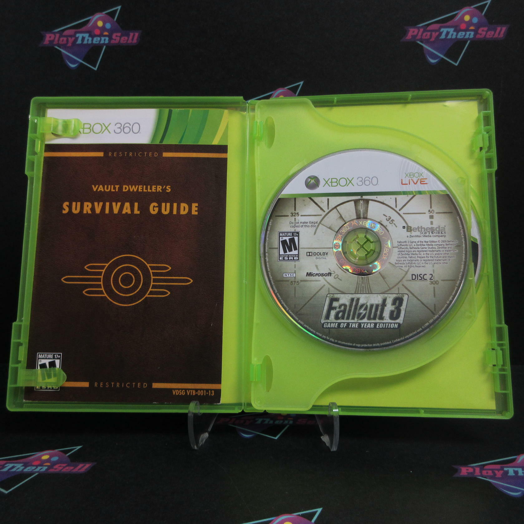 Fallout 3 GOTY Xbox 360 Complete - Excellent