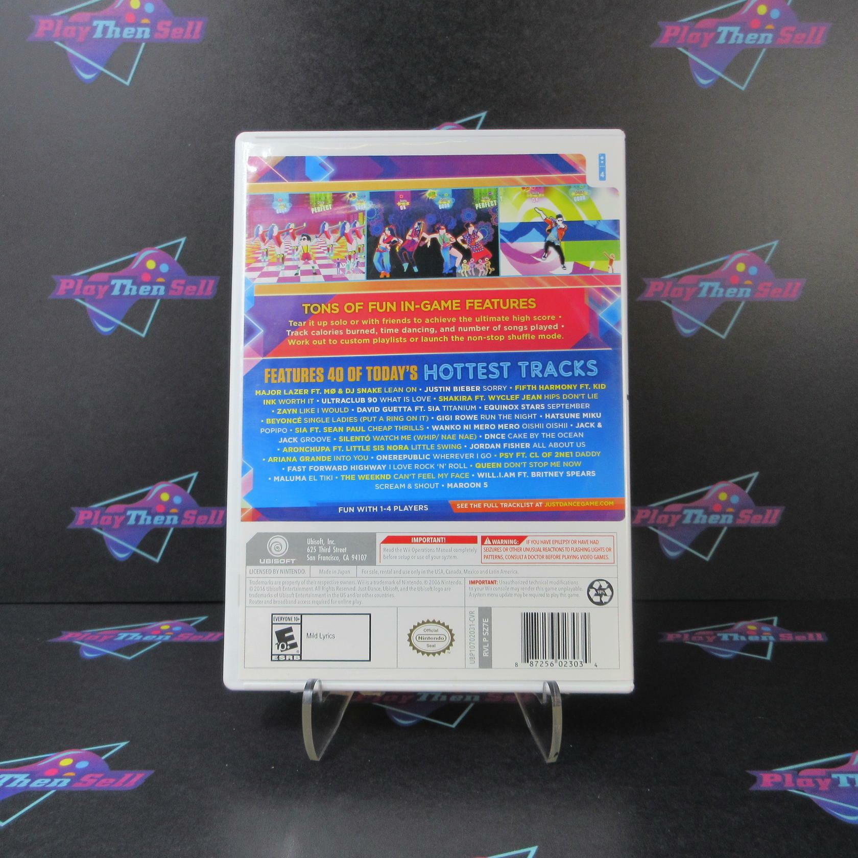 Just Dance 2017 Nintendo Wii Complete - Excellent