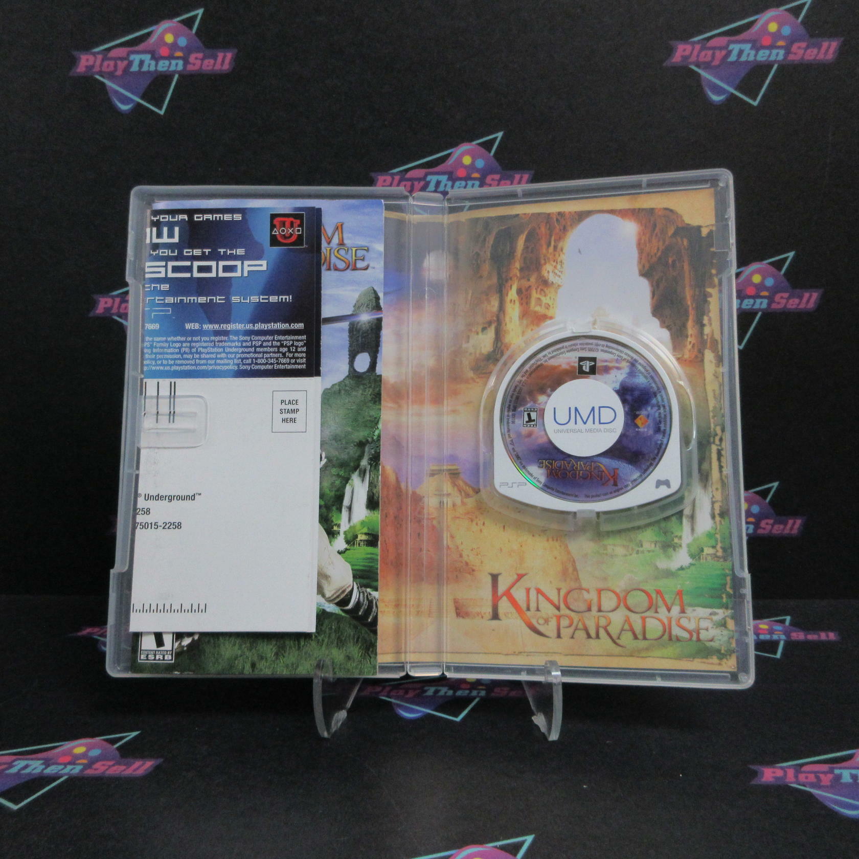 Kingdom of Paradise Sony PSP + Reg Card Complete - Refurbished