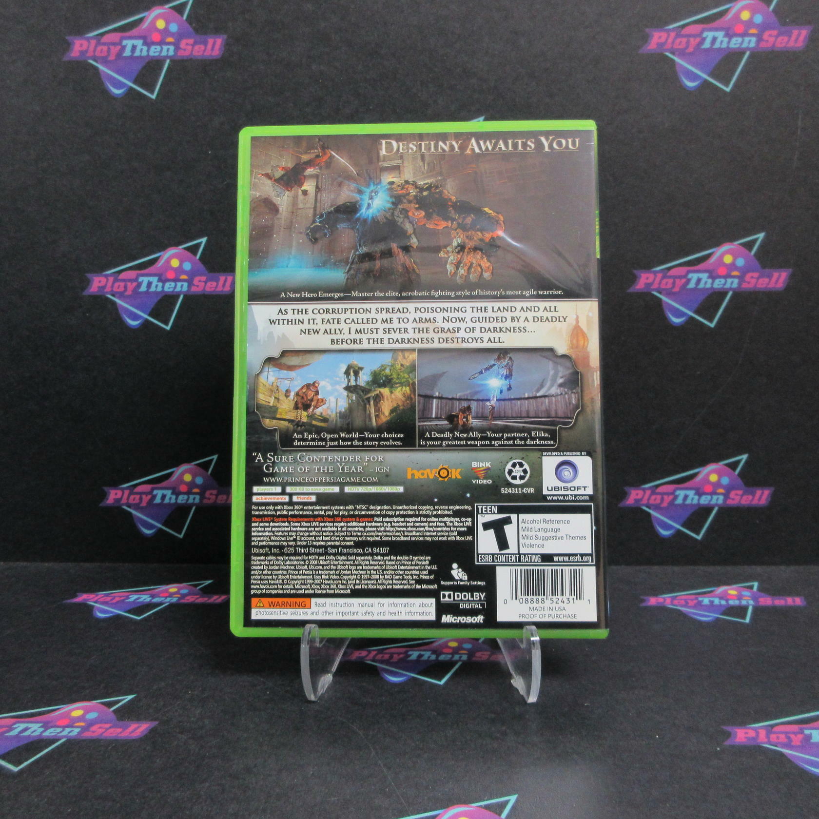 Prince Of Persia Xbox 360 Complete - Excellent