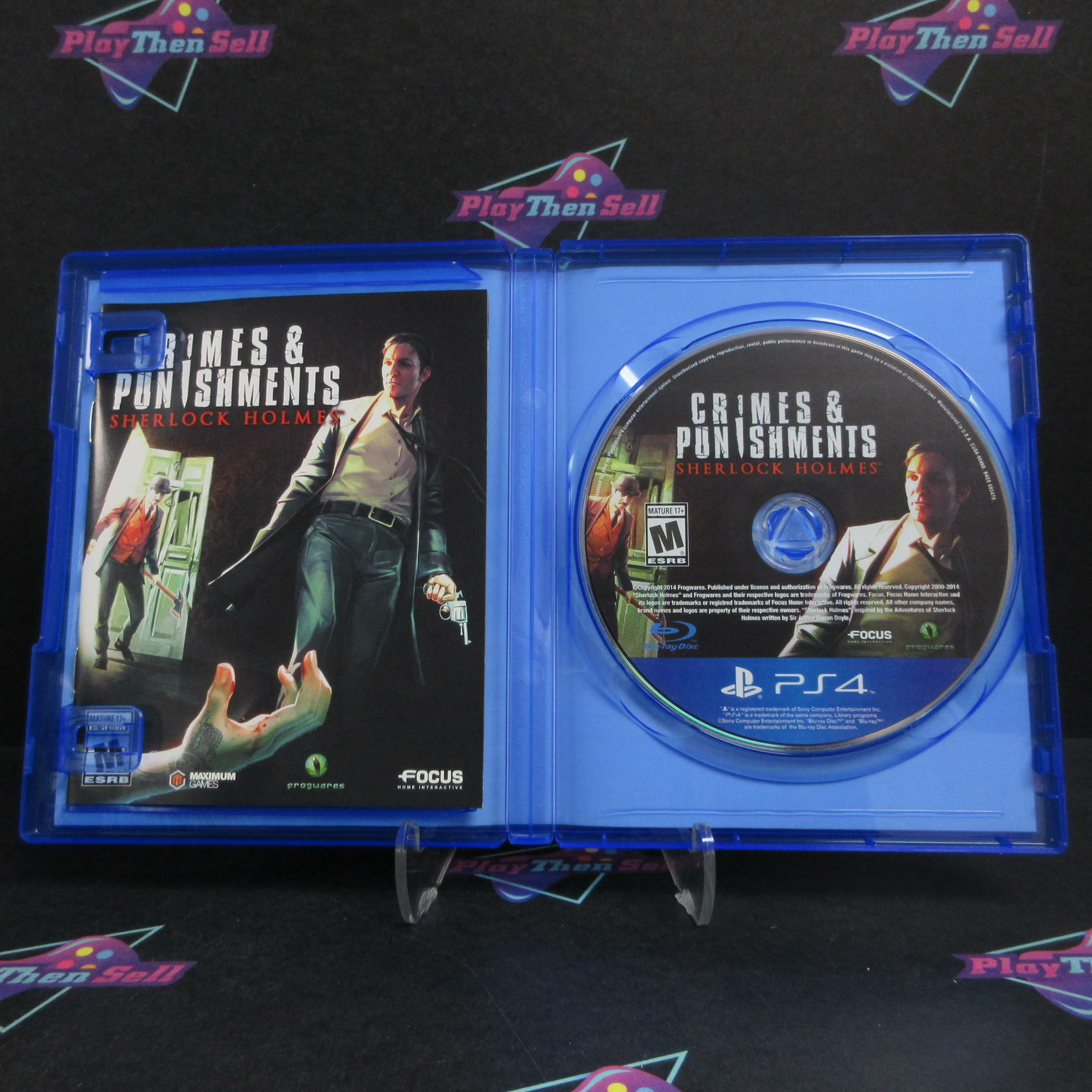Sherlock Holmes Crimes & Punishments PS4 PlayStation 4 Complete - Excellent