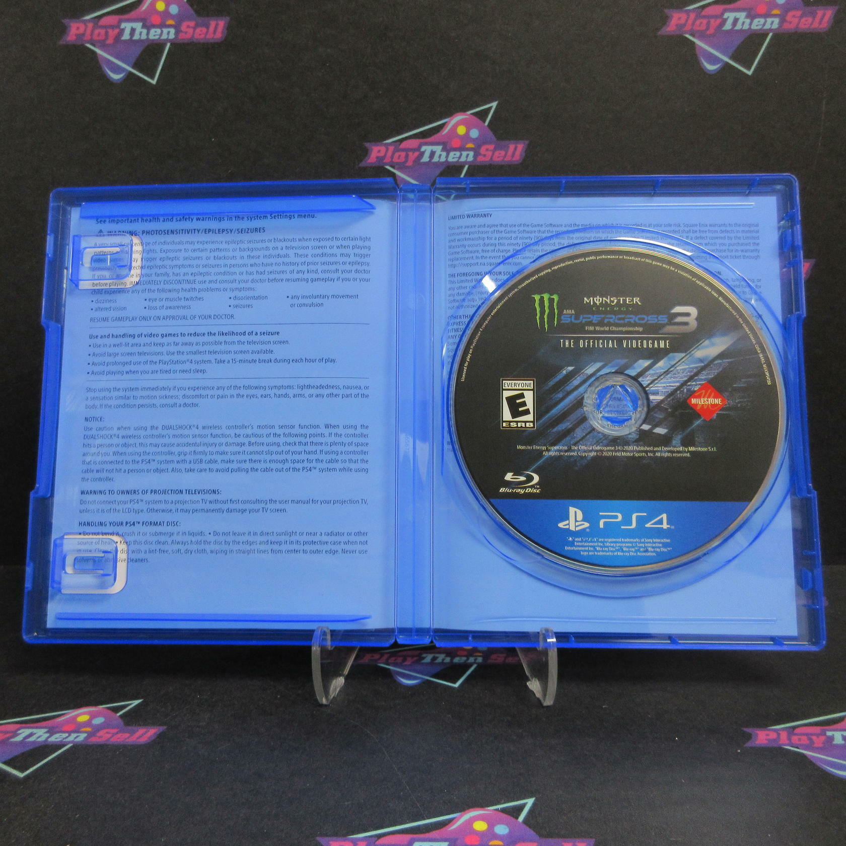 Monster Energy Supercross 3 PS4 PlayStation 4 Complete - Excellent