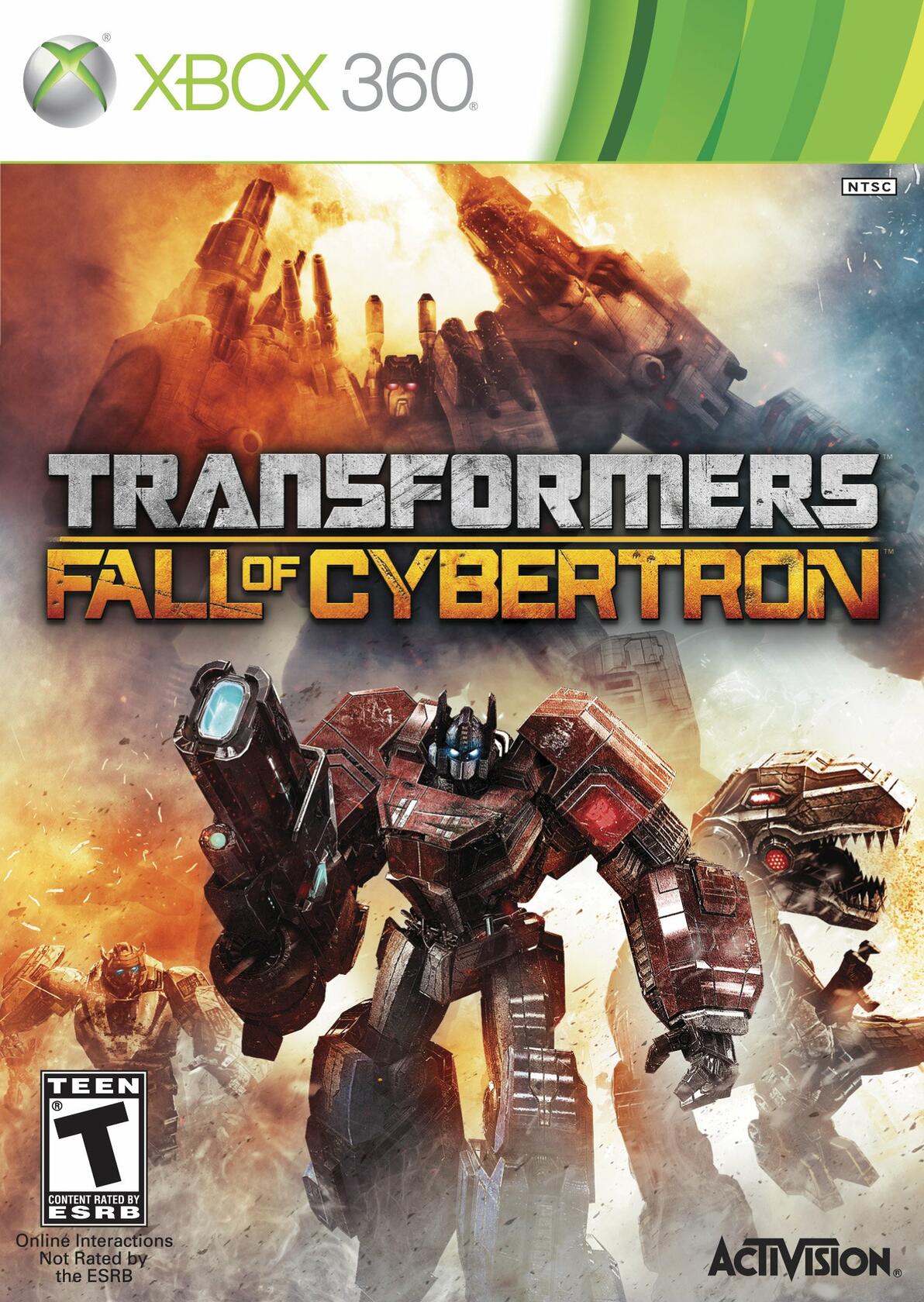 Transformers Fall of Cybertron Xbox 360 Complete - Excellent