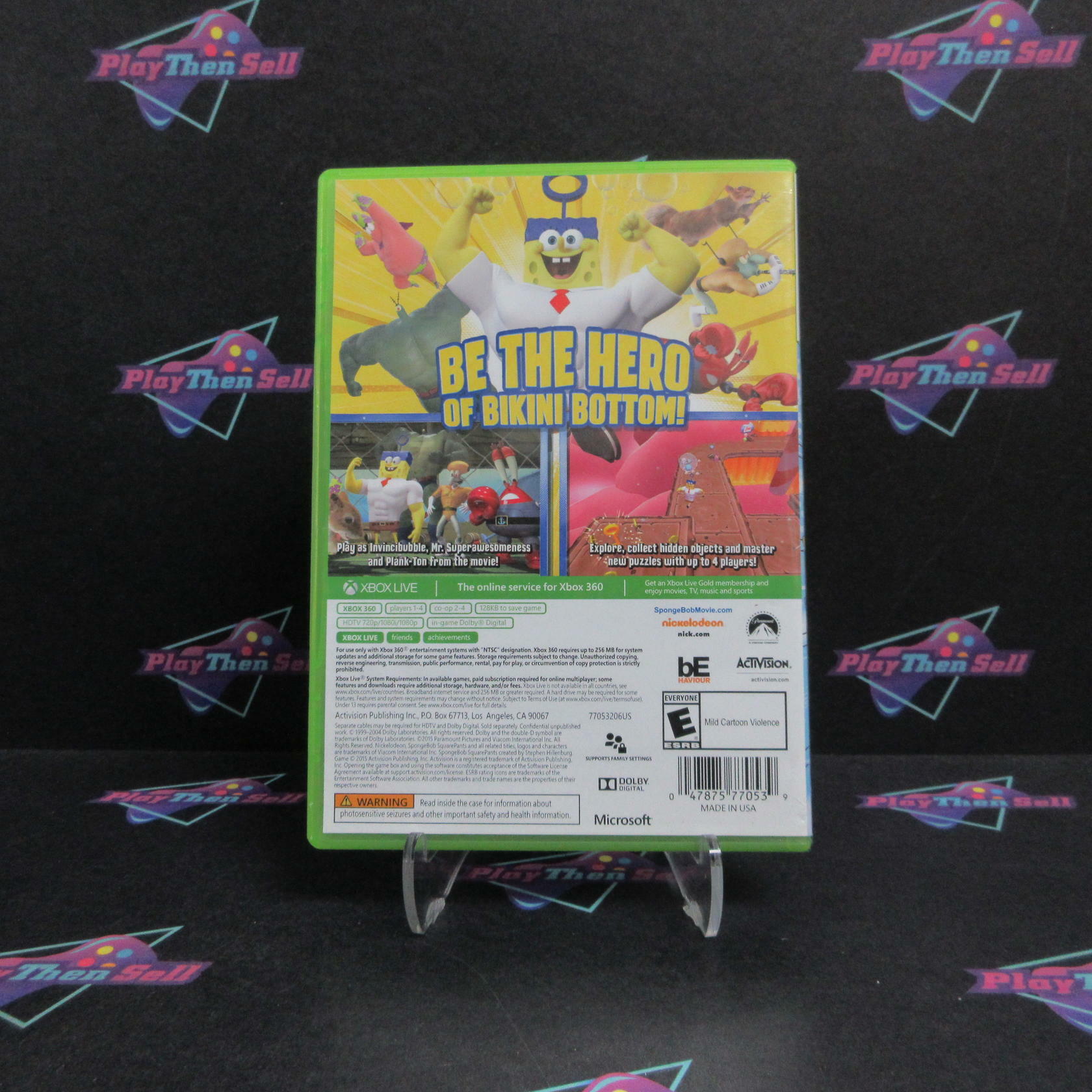 SpongeBob Hero Pants Xbox 360 Complete - Excellent