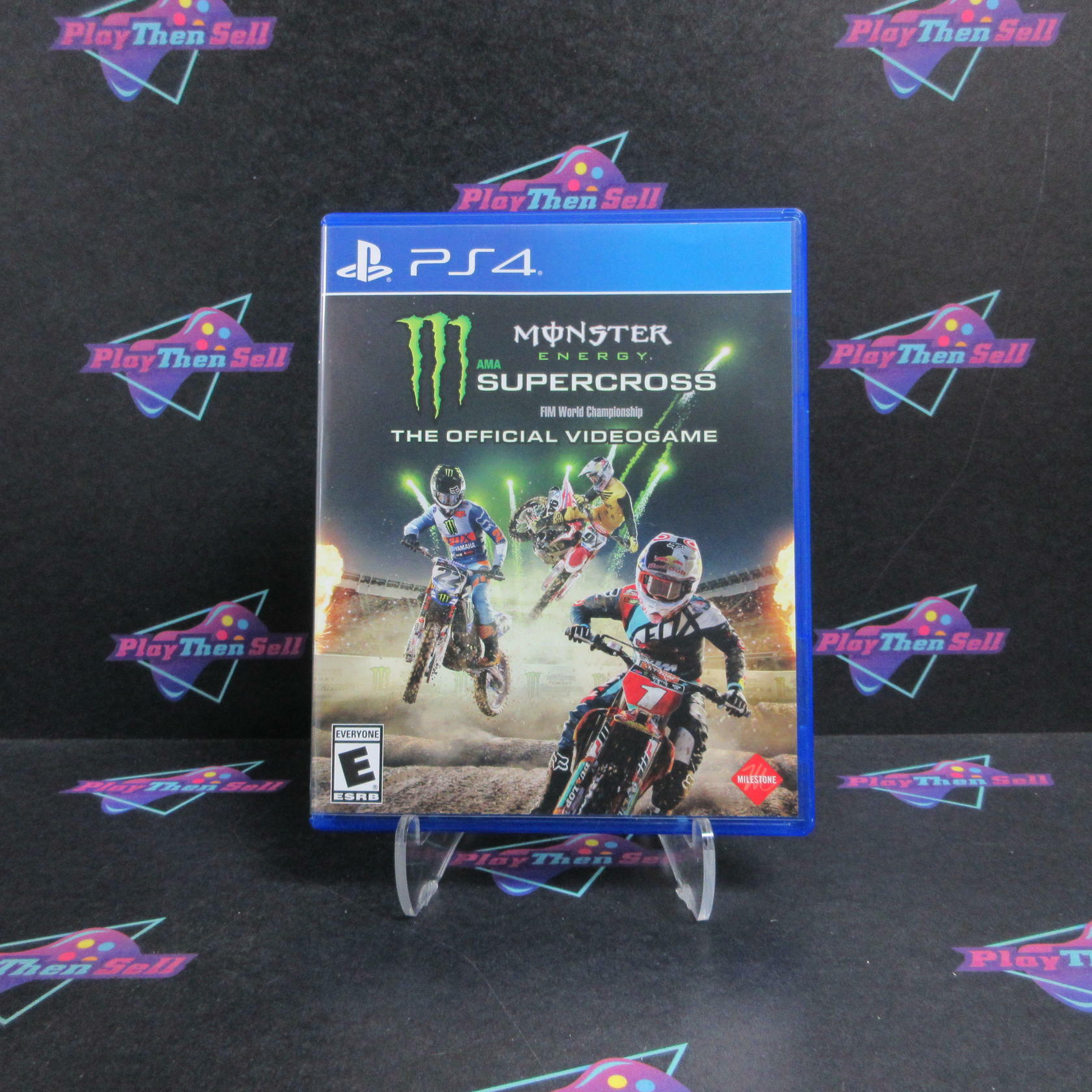 Monster Energy Supercross The Official Videogame PS4 Complete - Excellent