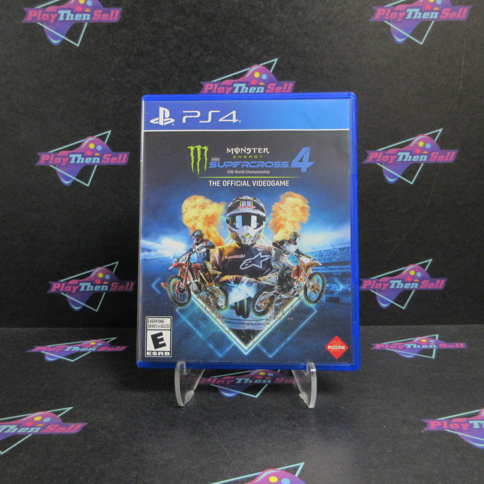 Monster Energy Supercross 4 PS4 PlayStation 4 Complete - Excellent