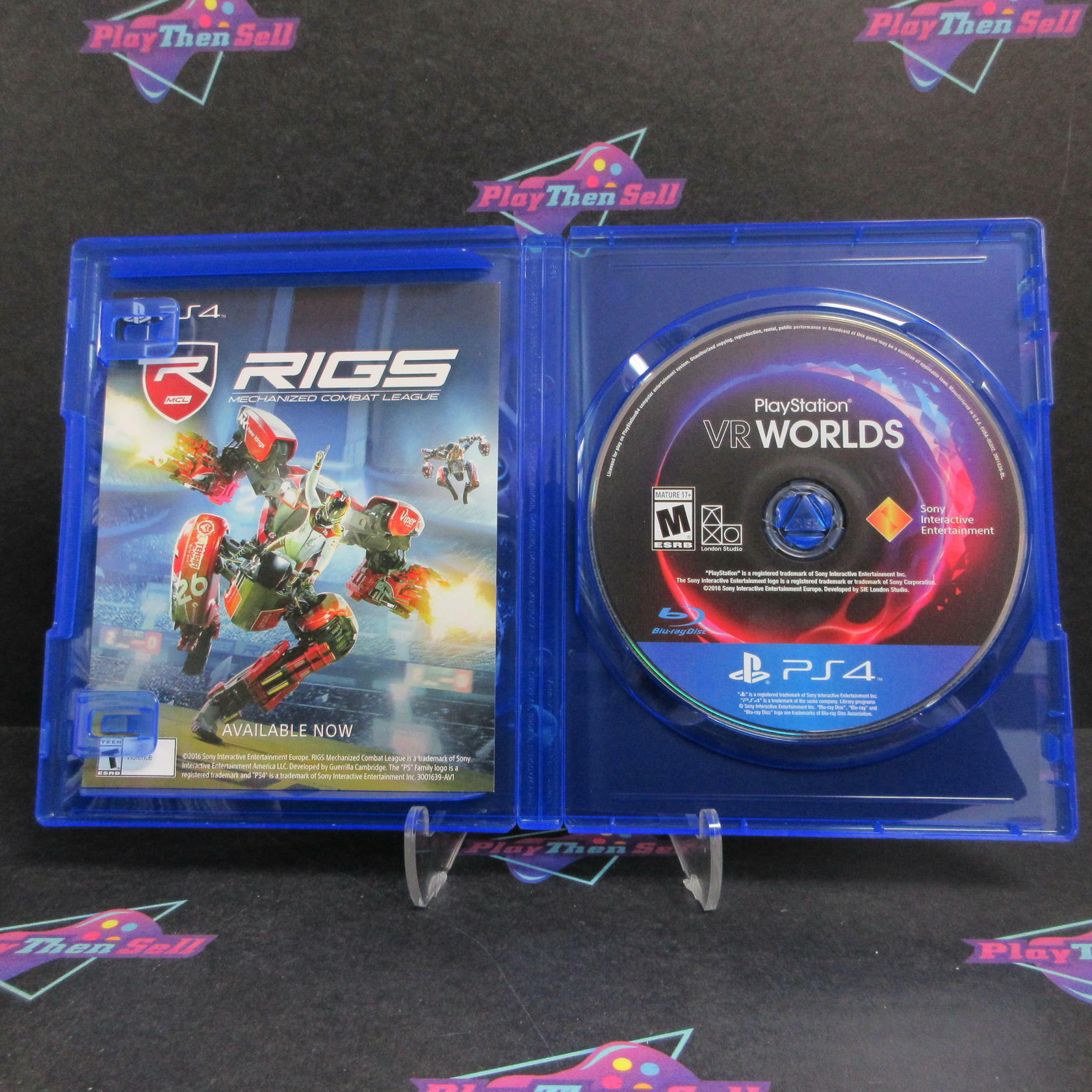 VR Worlds PS4 PlayStation 4 PSVR Complete - Excellent