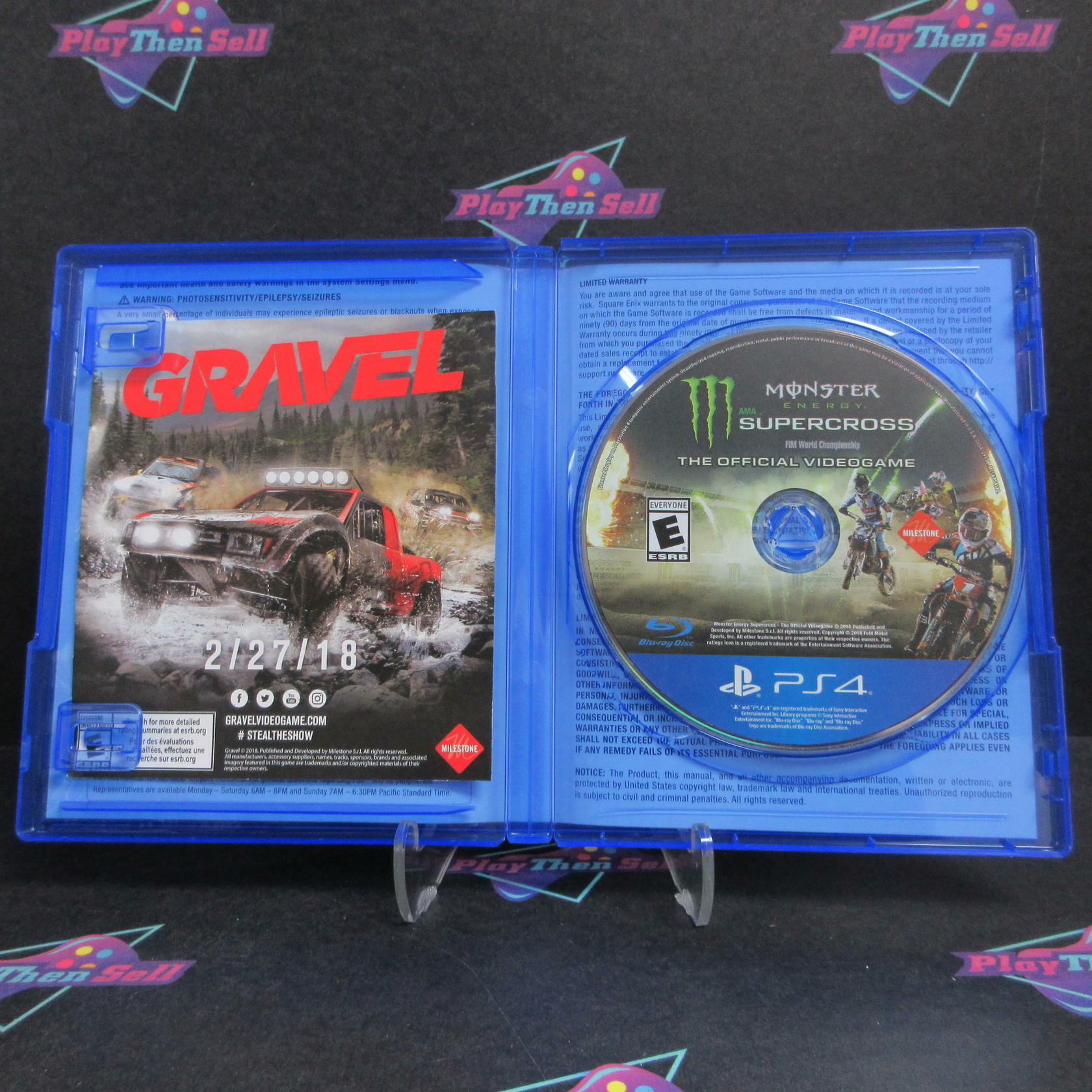 Monster Energy Supercross The Official Videogame PS4 Complete - Excellent