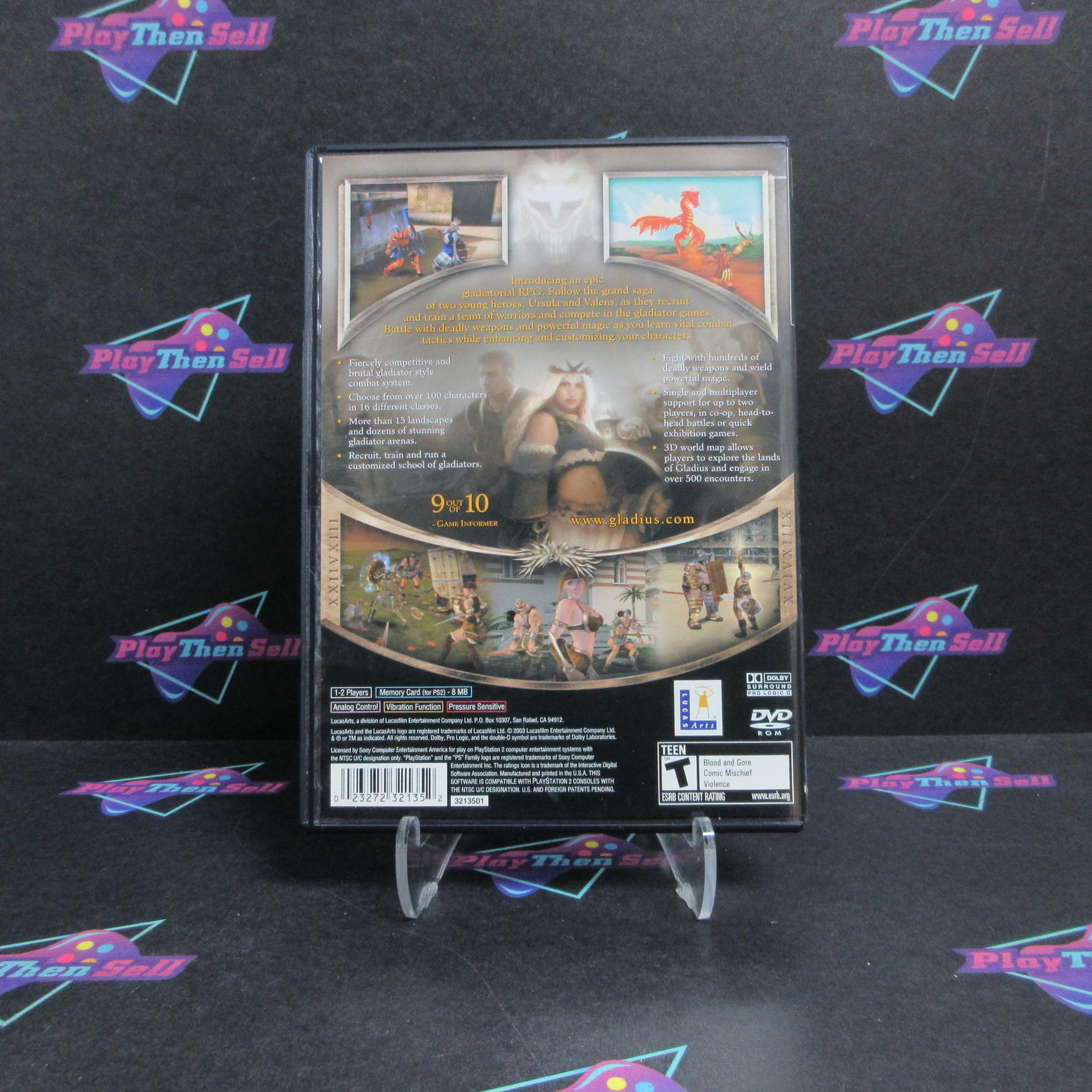 Gladius PS2 PlayStation 2 + Reg Card Complete - Excellent