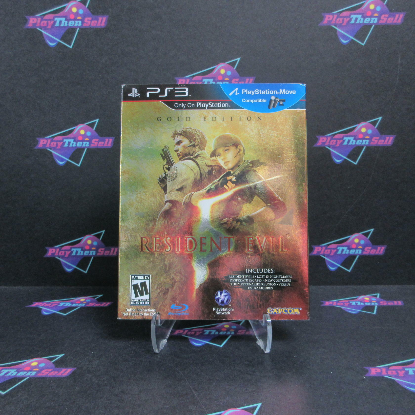 Resident Evil 5 Gold Edition PS3 PlayStation 3 + Sleeve Complete - Excellent
