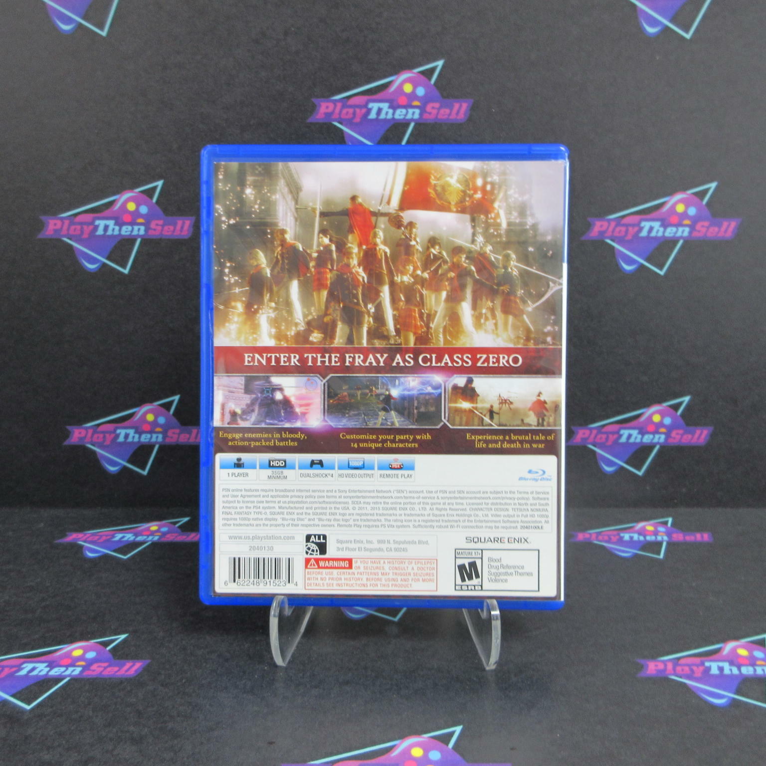 Final Fantasy Type-0 HD Day One Edition PS4 PlayStation 4 - Like New