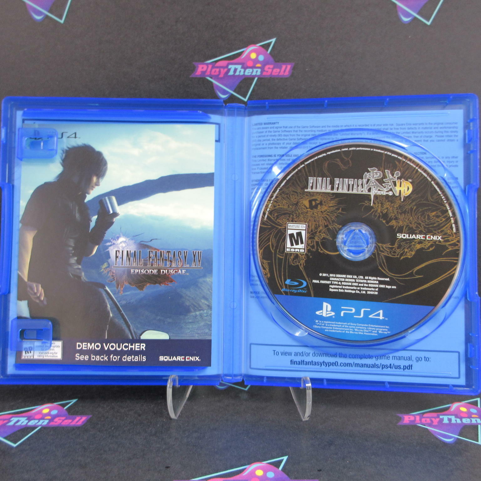 Final Fantasy Type-0 HD Day One Edition PS4 PlayStation 4 - Like New