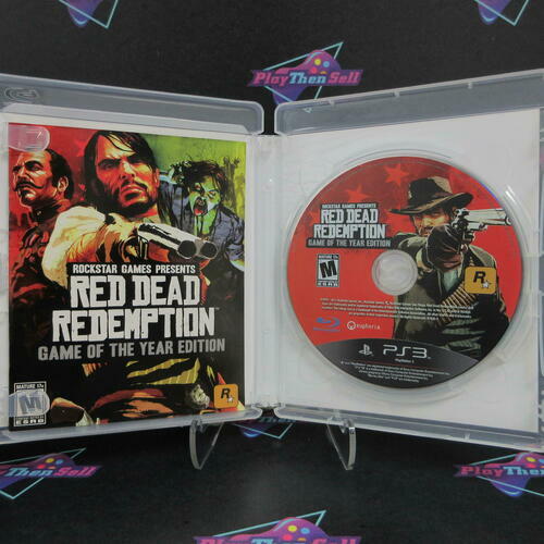 Red Dead Redemption GOTY PS3 PlayStation 3 + Map Complete - Excellent