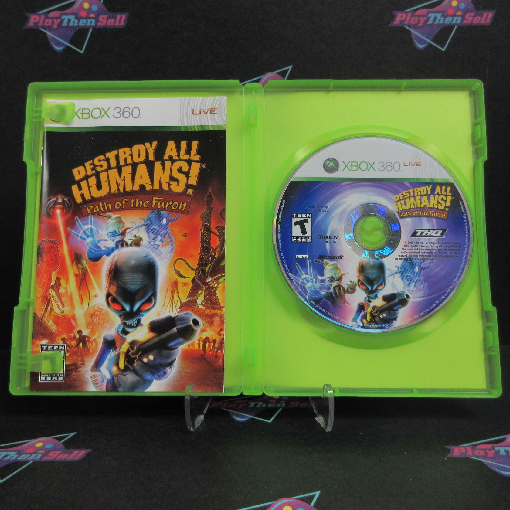 Destroy All Humans Path of The Furon Xbox 360 Complete - Excellent