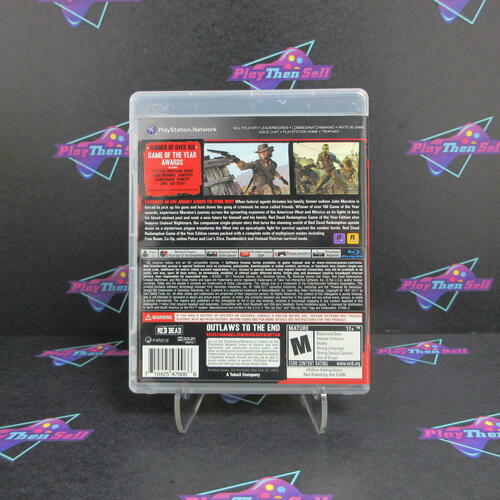 Red Dead Redemption GOTY PS3 PlayStation 3 + Map Complete - Excellent