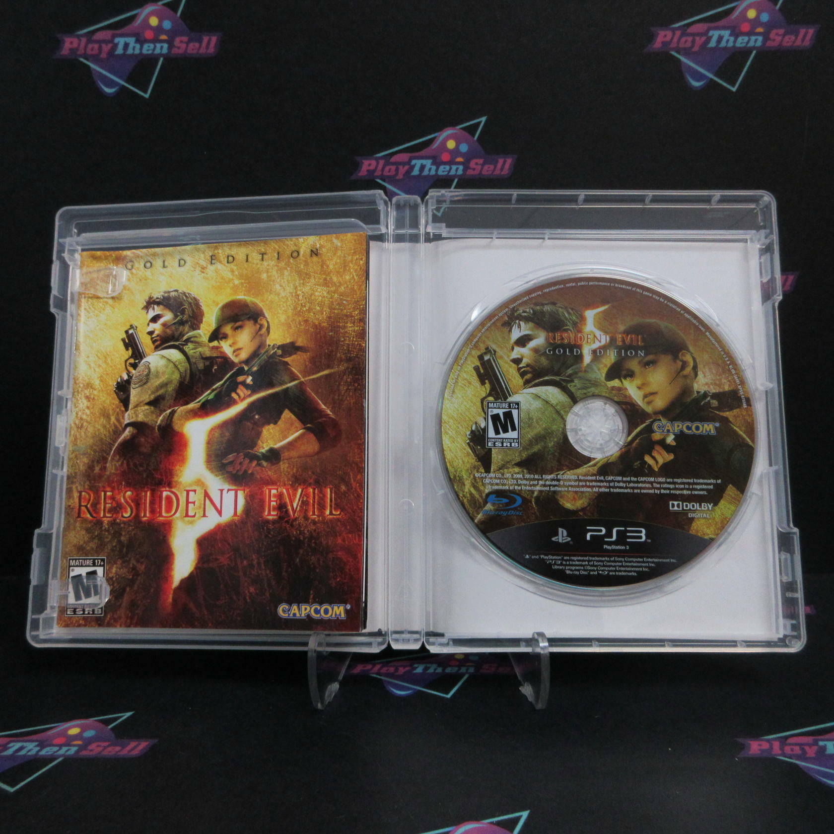 Resident Evil 5 Gold Edition PS3 PlayStation 3 + Sleeve Complete - Excellent