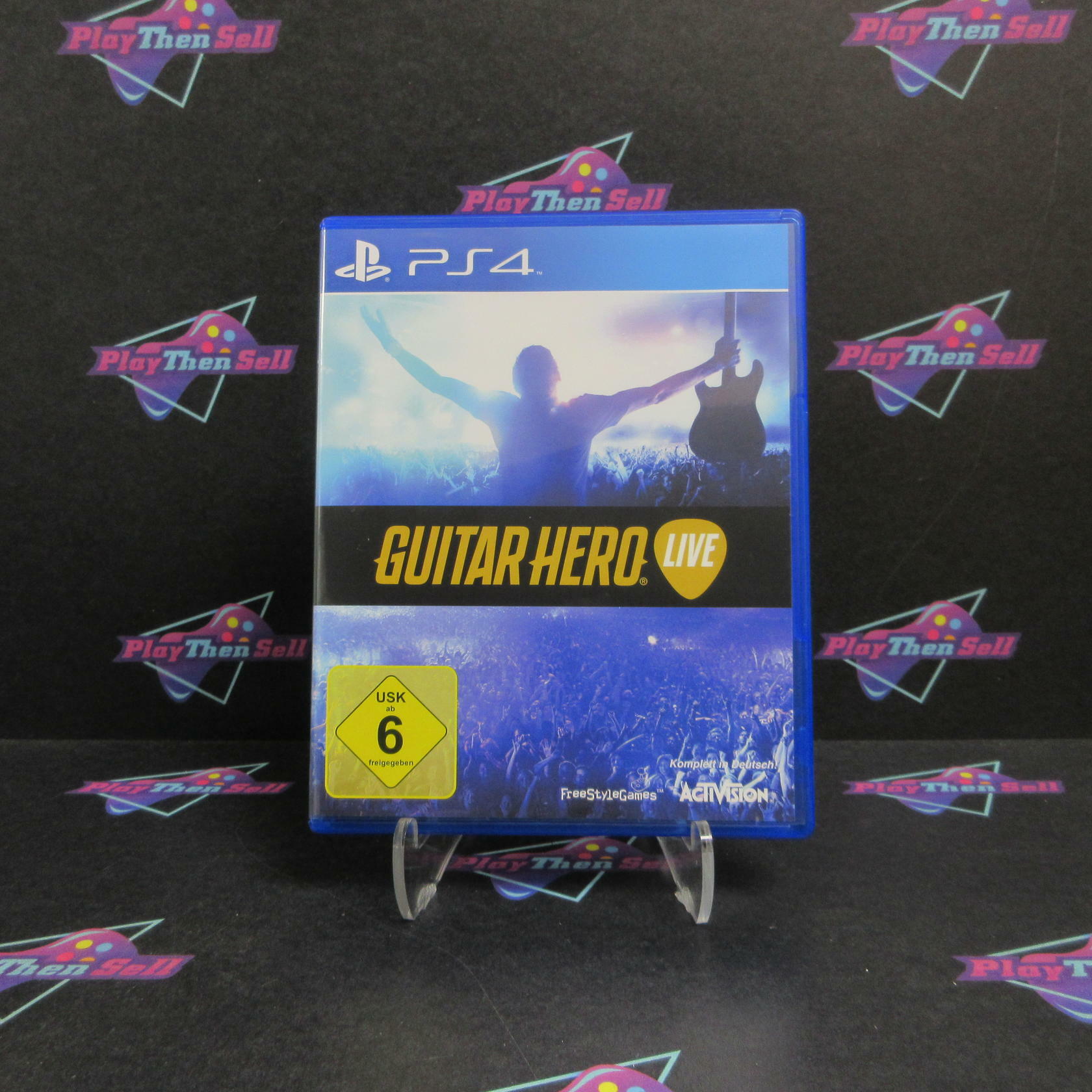 Guitar Hero Live PS4 PlayStation 4 German Version PAL + Dongle - Like New