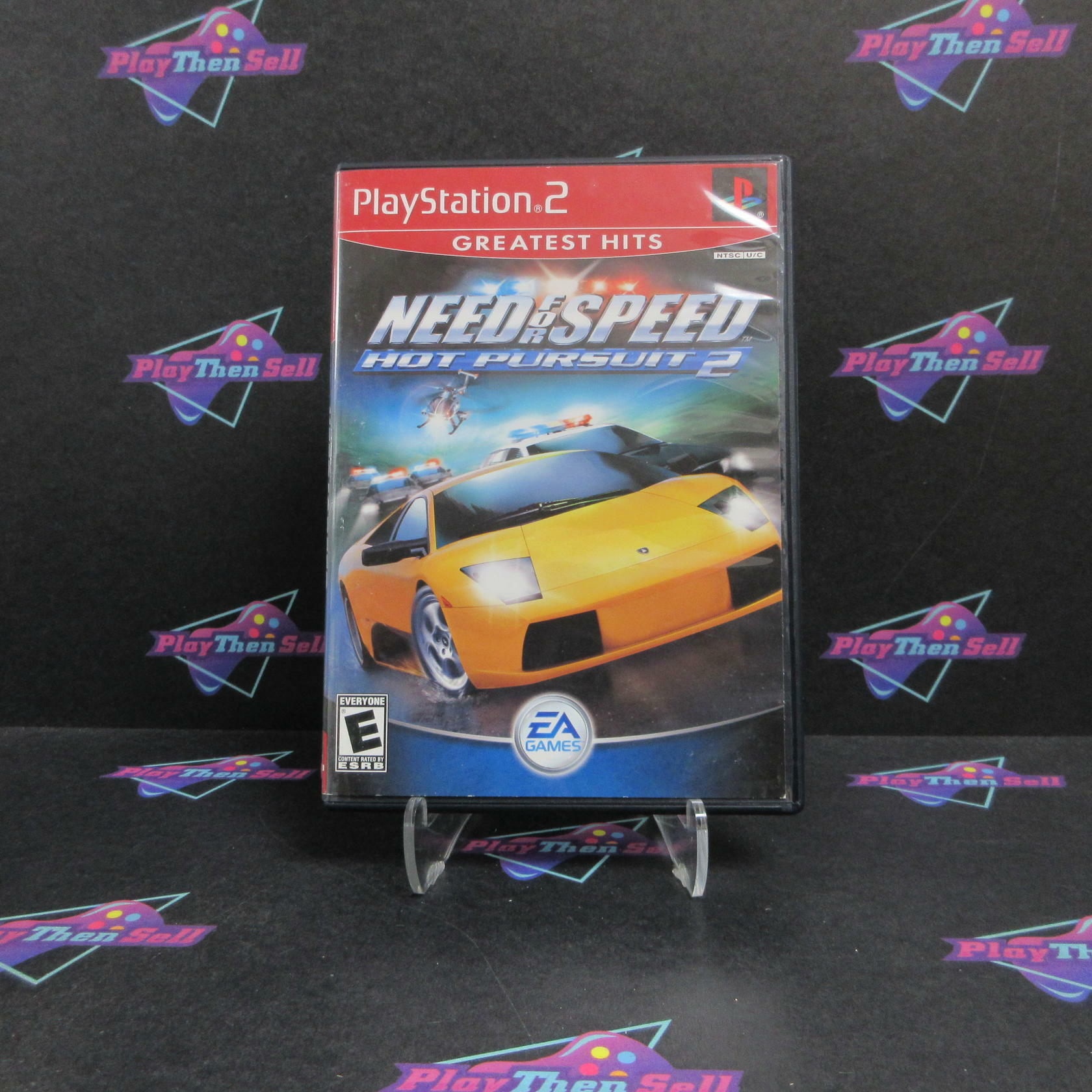 Need for Speed Hot Pursuit 2 PS2 PlayStation 2 GH MD Complete CIB - Very Good