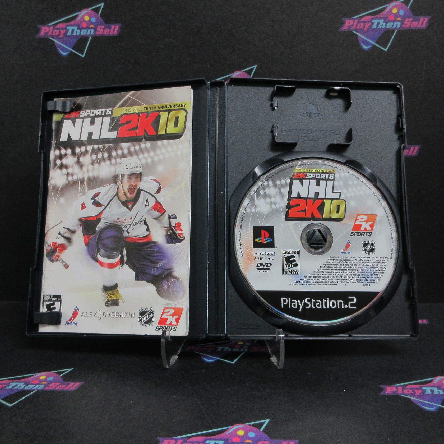 NHL 2K10 PS2 PlayStation 2 MD Complete CIB - Very Good