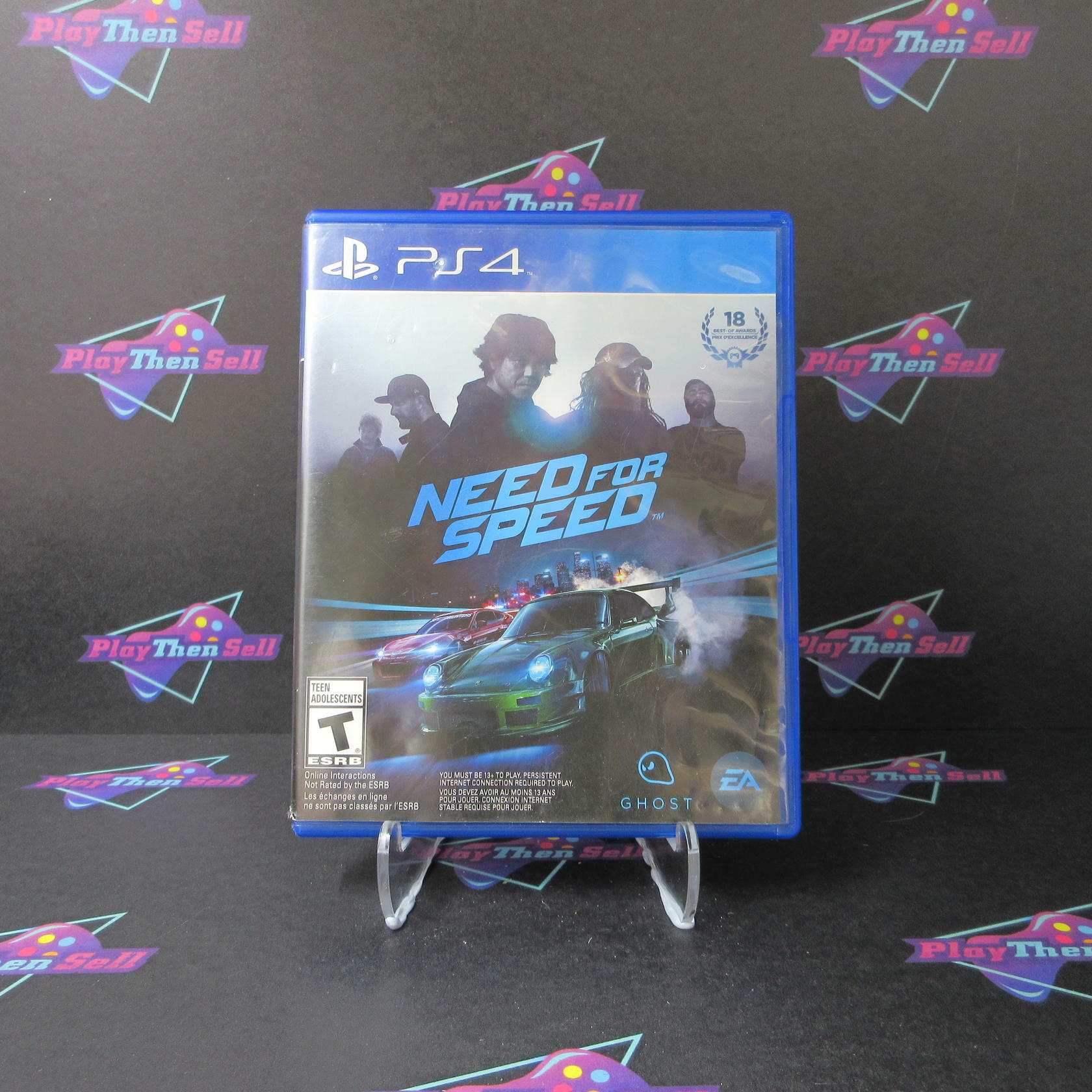 Need for Speed PS4 PlayStation 4 AD Complete CIB - Very Good
