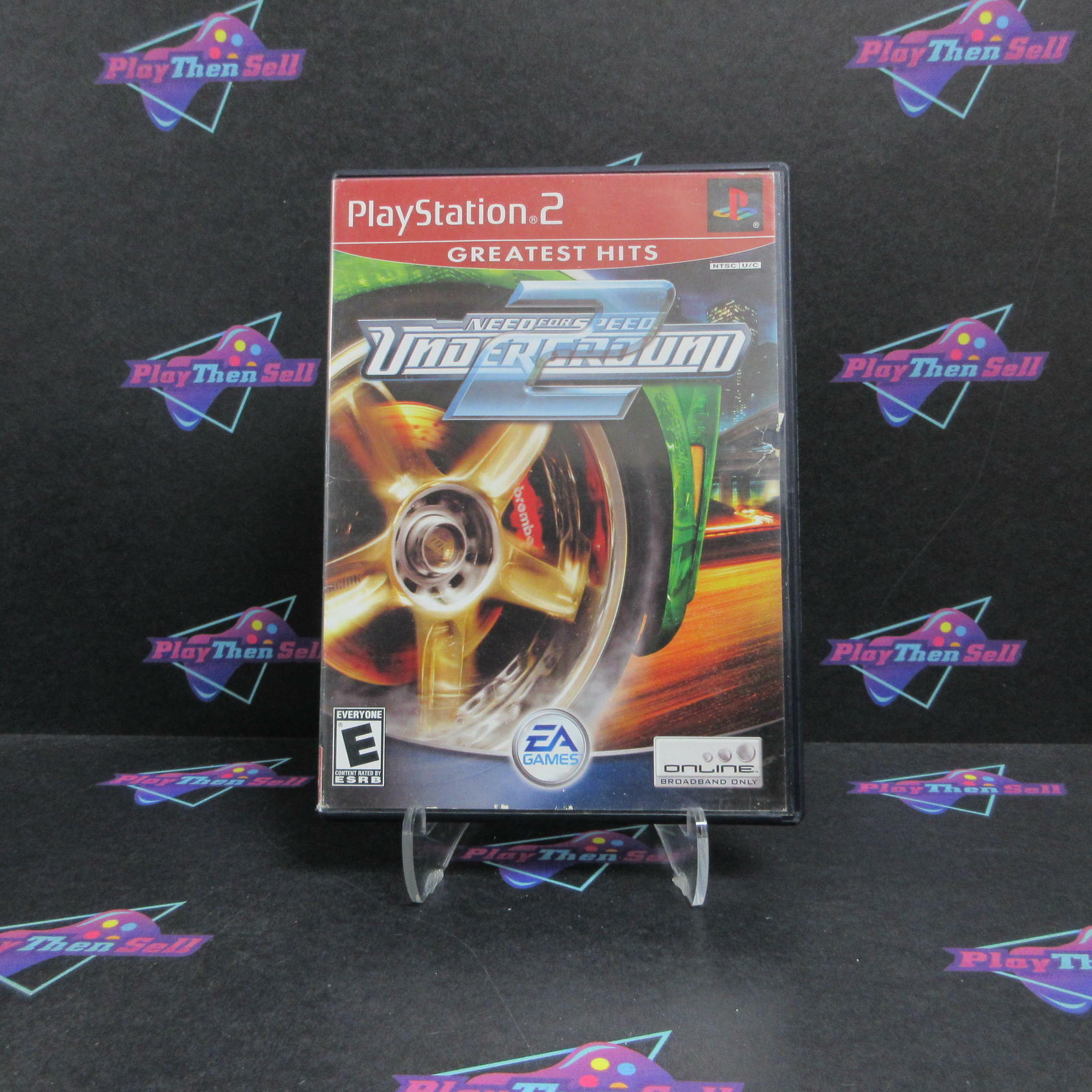 Need for Speed Underground 2 PS2 PlayStation 2 GH AD/NM - Very Good