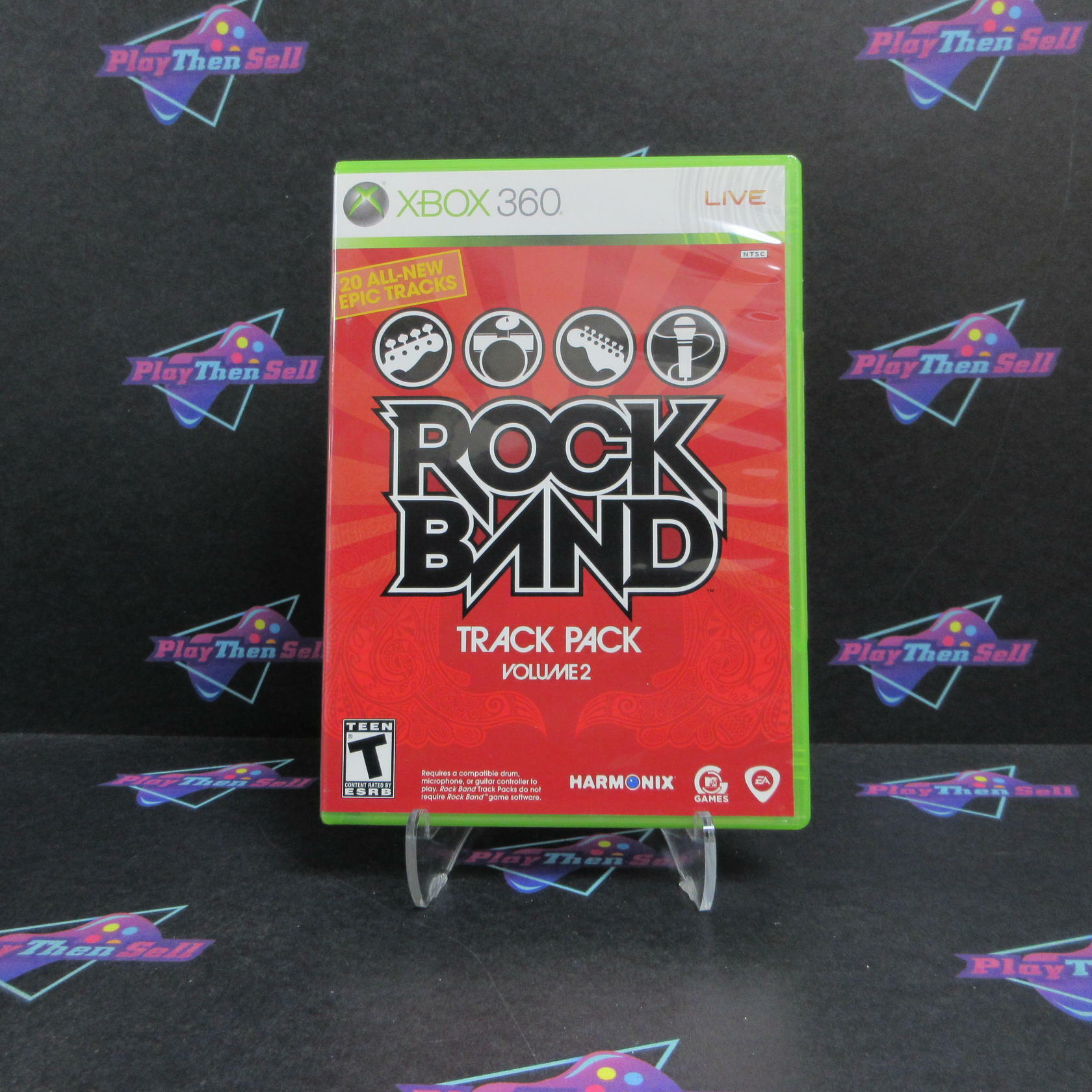 Rock Band Track Pack Vol 2 Xbox 360 AD Complete CIB - Very Good
