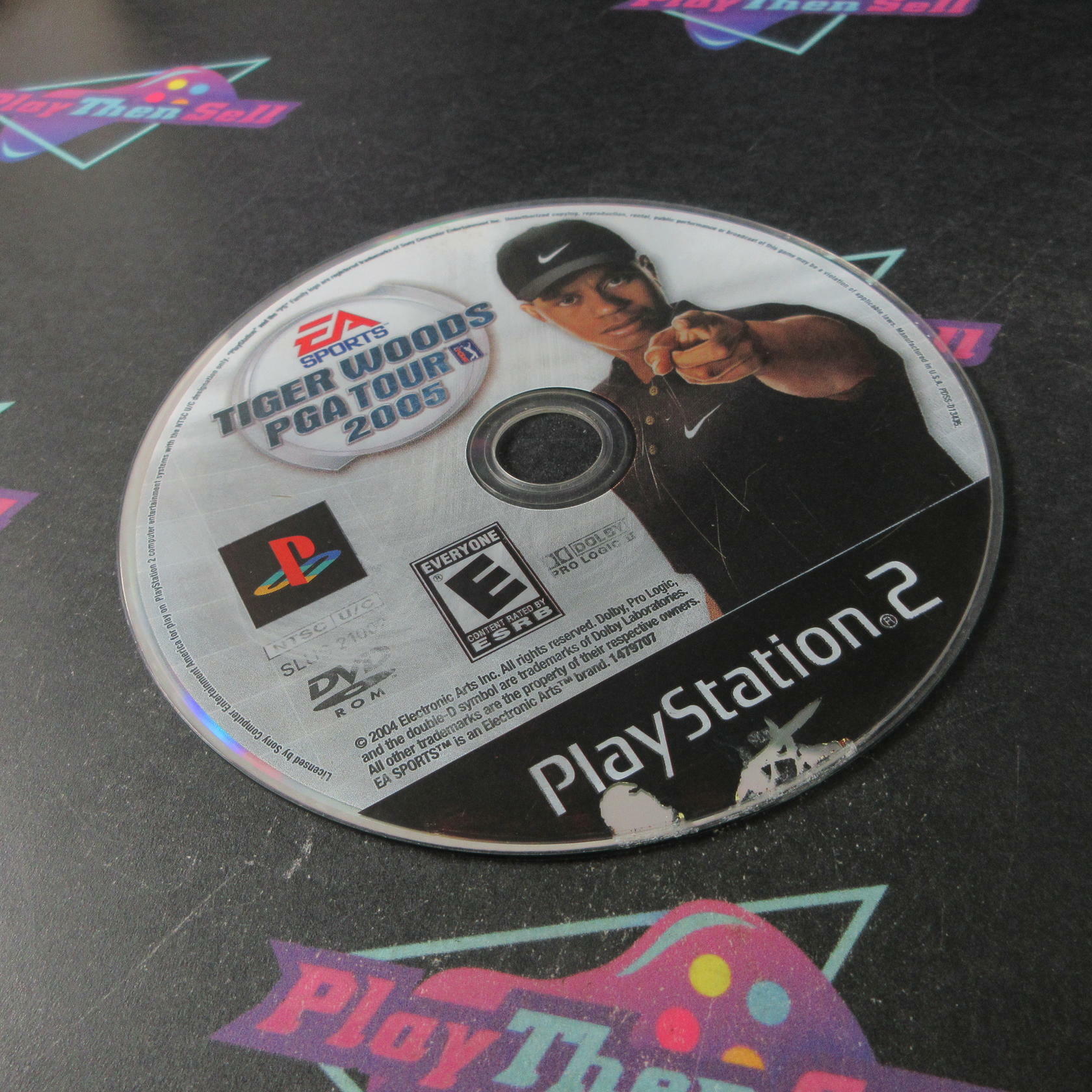 Tiger Woods PGA Tour 2005 PS2 PlayStation 2 DD Complete CIB - Very Good