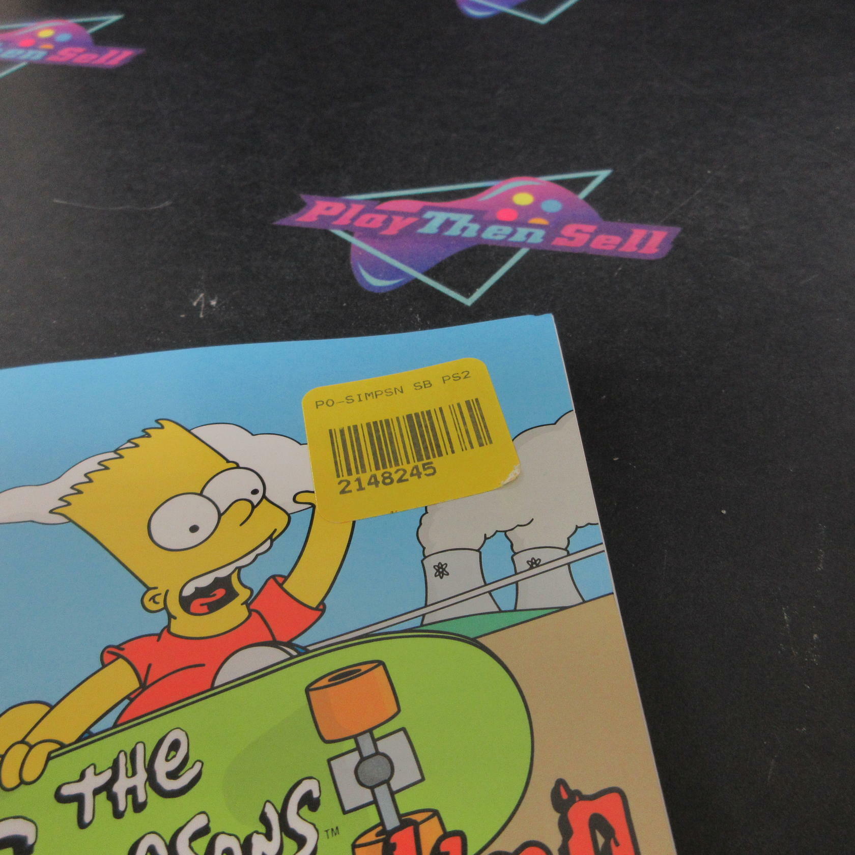 The Simpson's Skateboarding PS2 PlayStation 2 MD Complete CIB - Very Good
