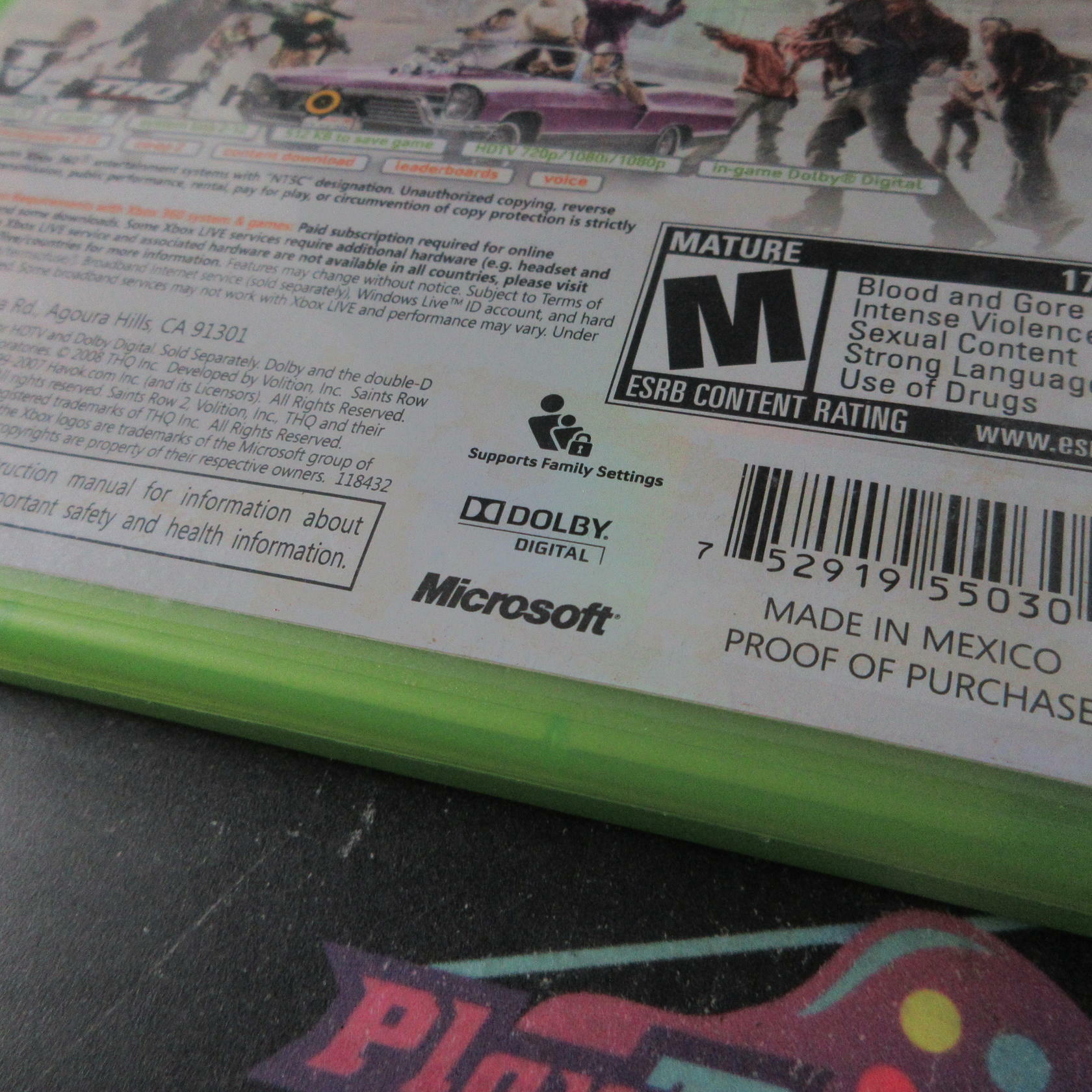 Saints Row 2 Xbox 360 PH Disc AD Complete CIB - Very Good