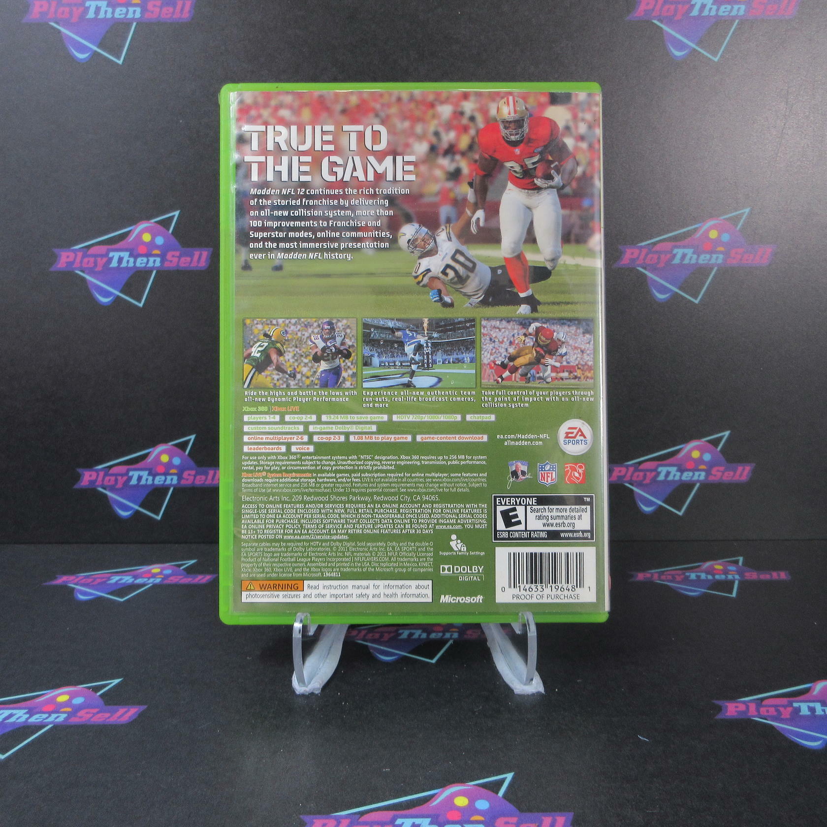 Madden NFL 12 Xbox 360 DD Complete CIB - Very Good