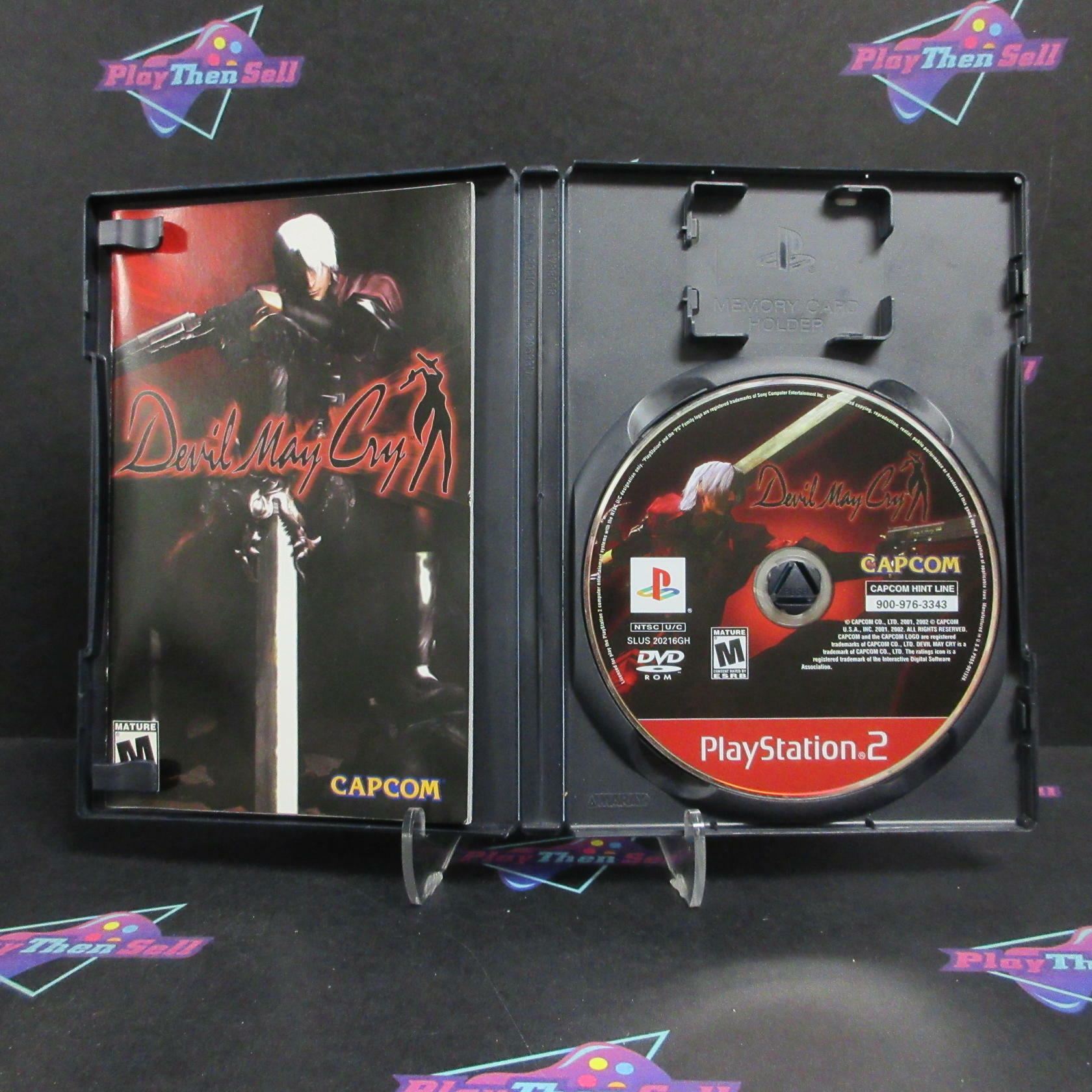 Devil May Cry PS2 PlayStation 2 GH AD Complete CIB - Very Good