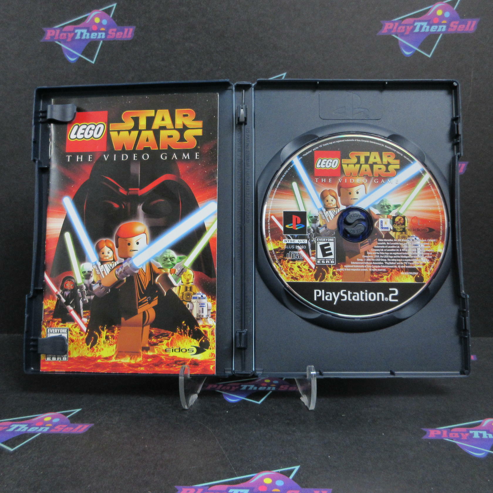 LEGO Star Wars PS2 PlayStation 2 AD + Reg Card Complete CIB - Very Good