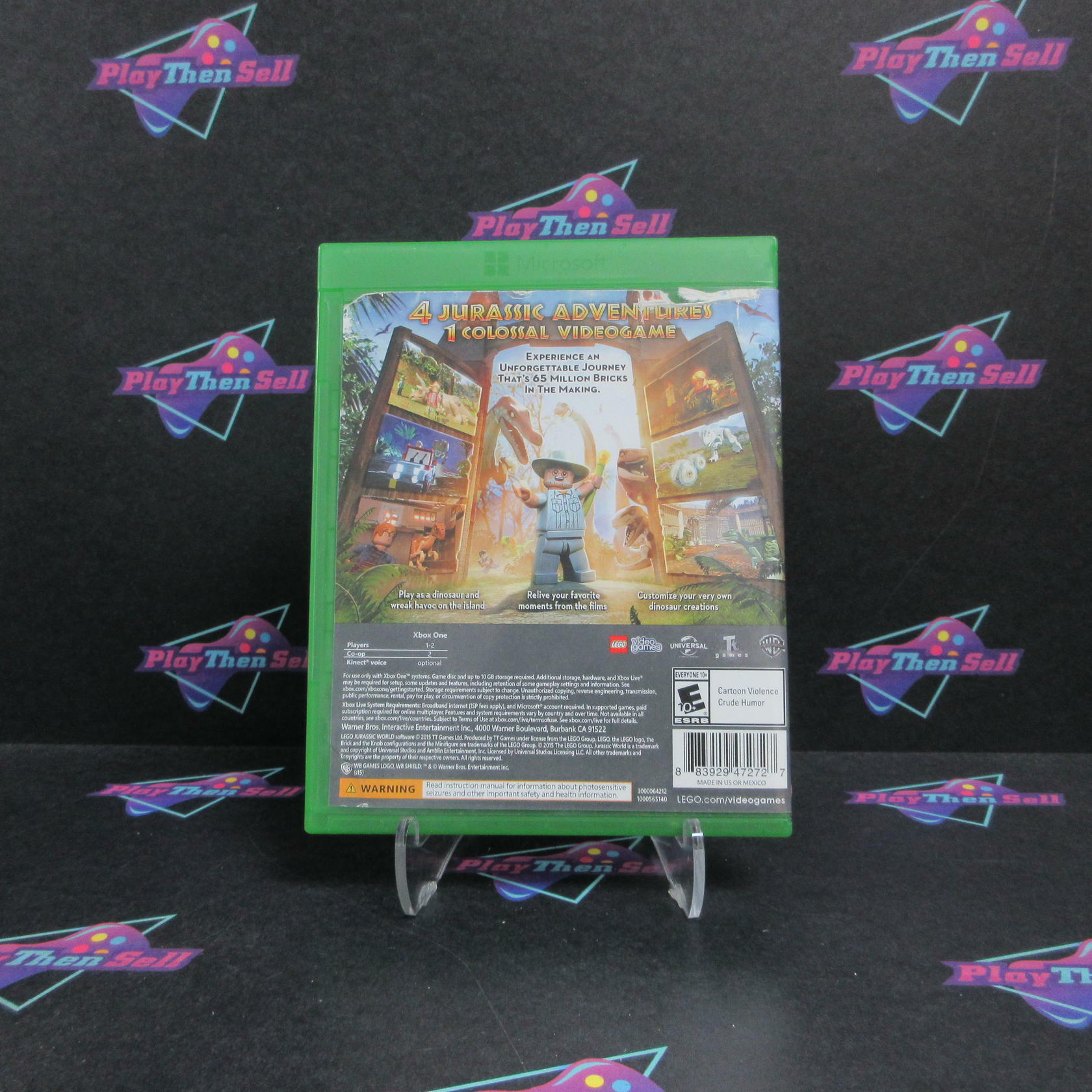 LEGO Jurassic World Xbox One AD Complete CIB - Very Good