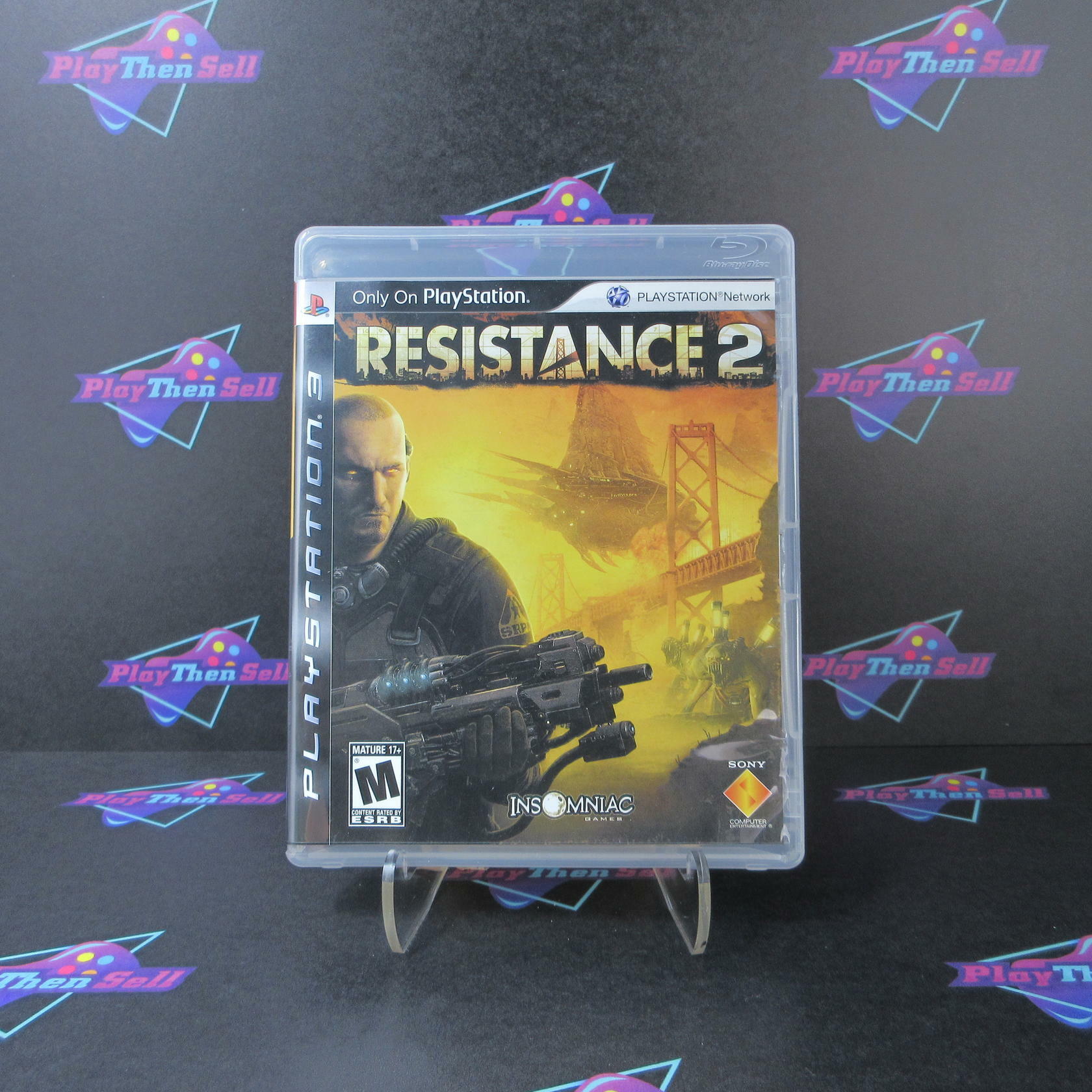 Resistance 2 PS3 PlayStation 3 DD + Reg Card Complete CIB - Very Good
