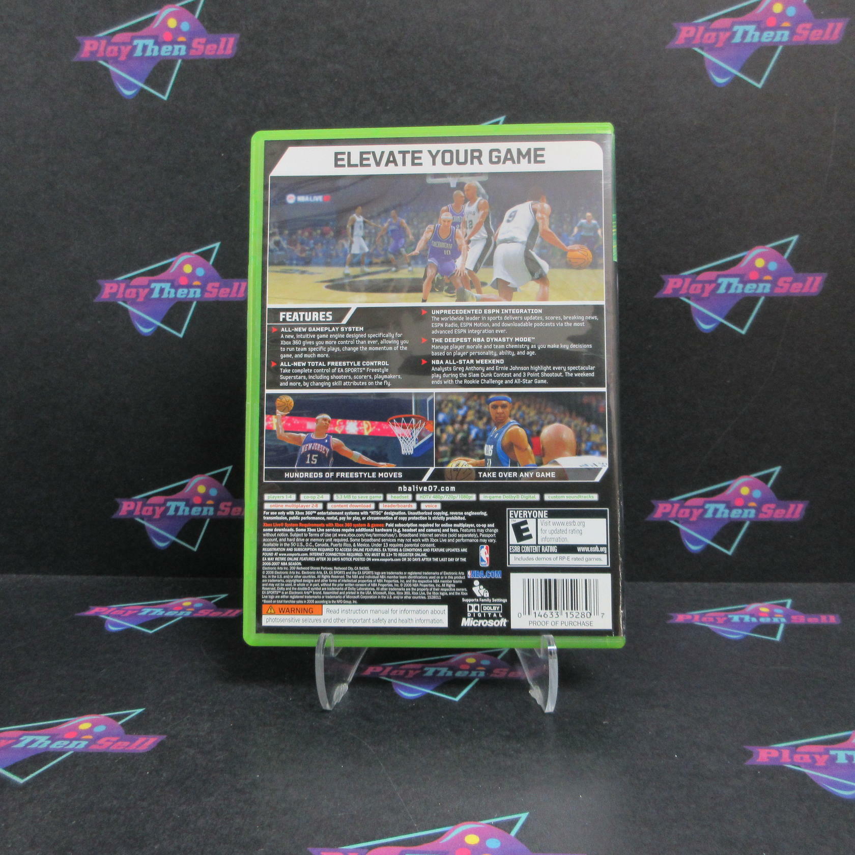NBA Live 07 Xbox 360 AD Complete CIB - Very Good