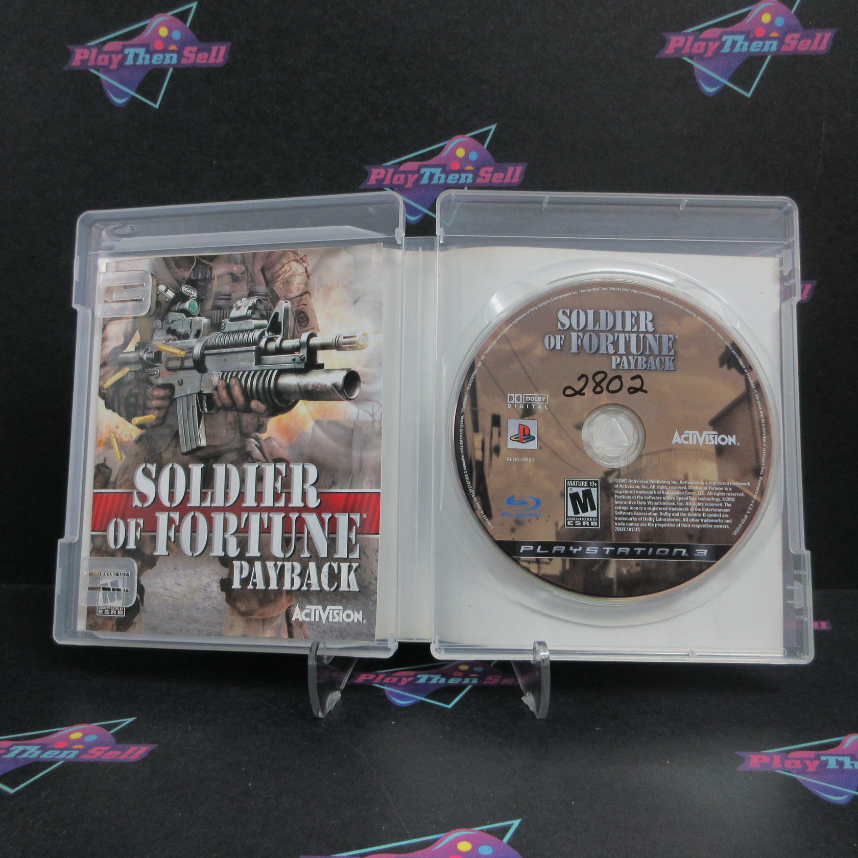 Soldier Of Fortune Payback PS3 PlayStation 3 DD Complete CIB - Very Good