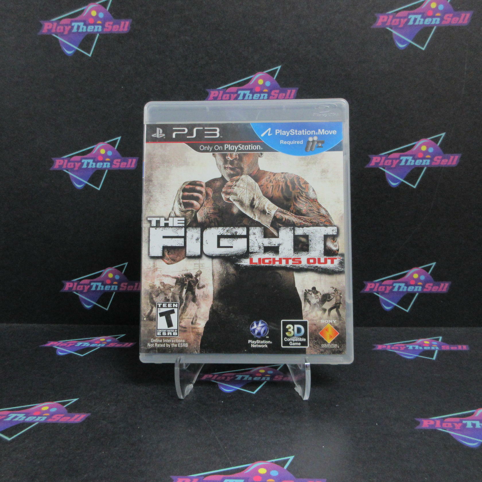 The Fight Lights Out PS3 PlayStation 3 DD Complete CIB - Very Good
