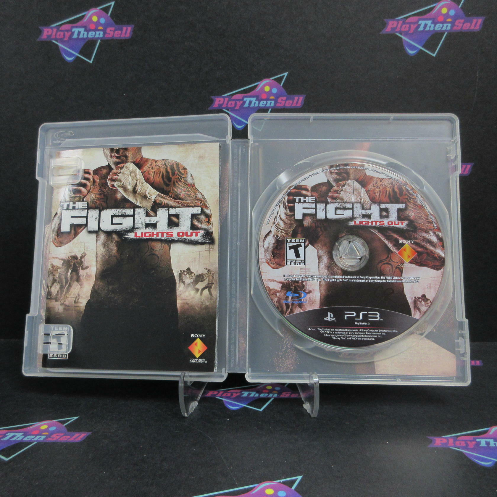The Fight Lights Out PS3 PlayStation 3 DD Complete CIB - Very Good