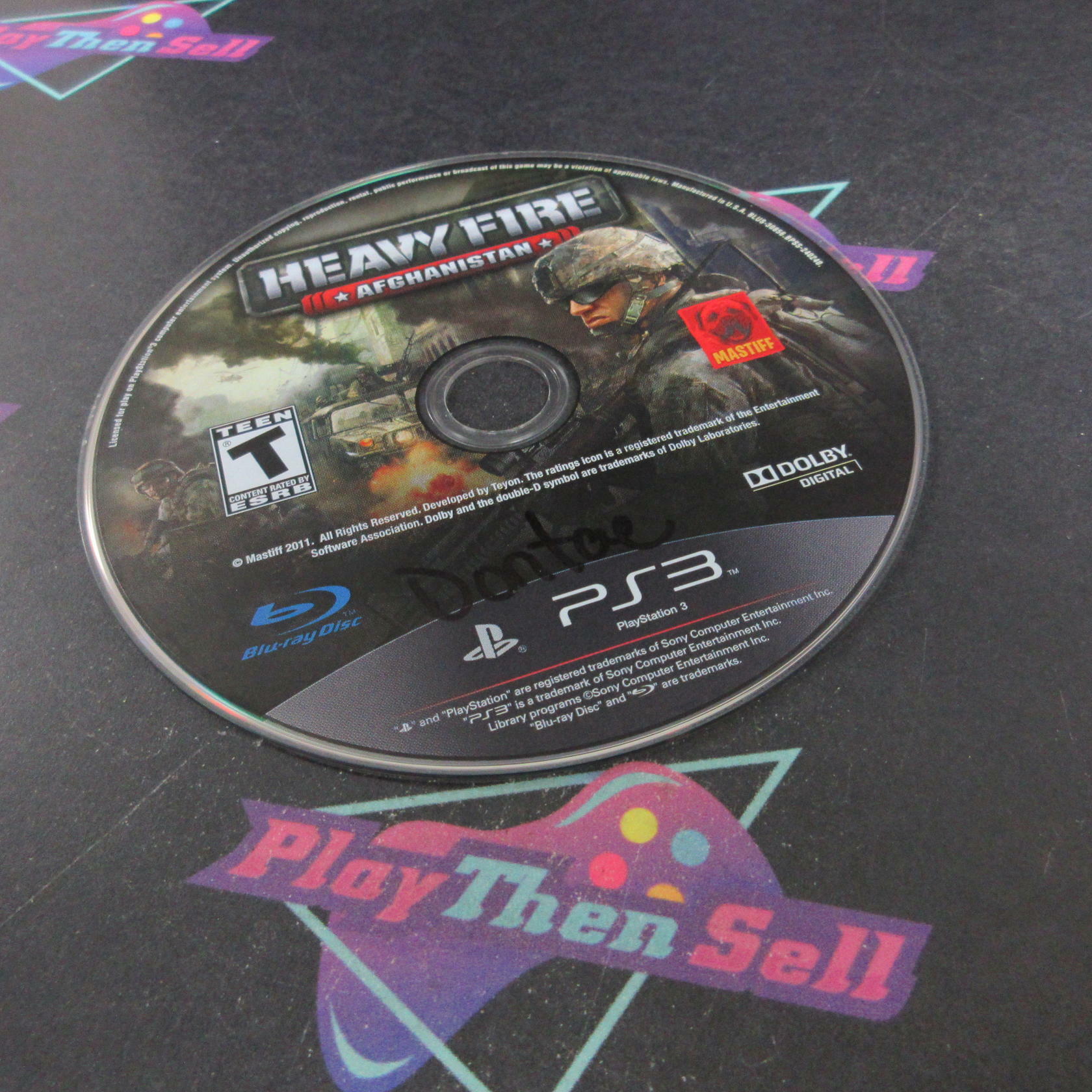 Heavy Fire Afghanistan PS3 PlayStation 3 DD/NM - Very Good