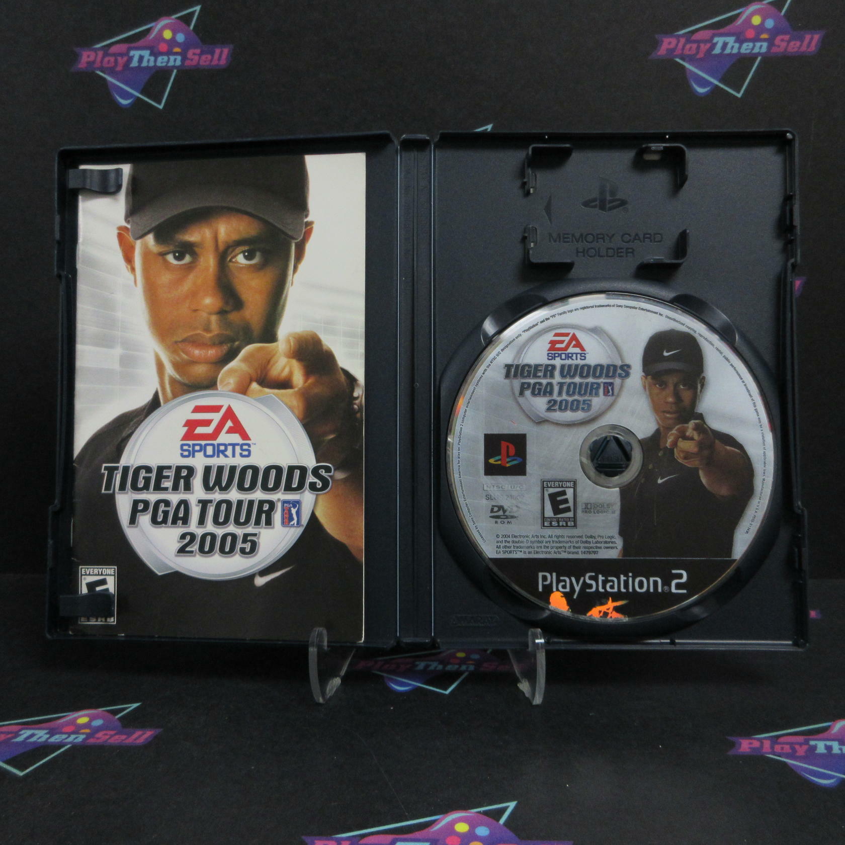 Tiger Woods PGA Tour 2005 PS2 PlayStation 2 DD Complete CIB - Very Good