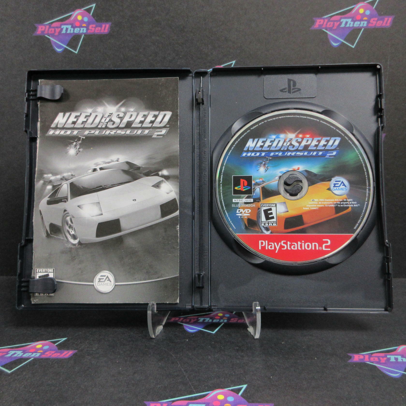Need for Speed Hot Pursuit 2 PS2 PlayStation 2 GH MD Complete CIB - Very Good