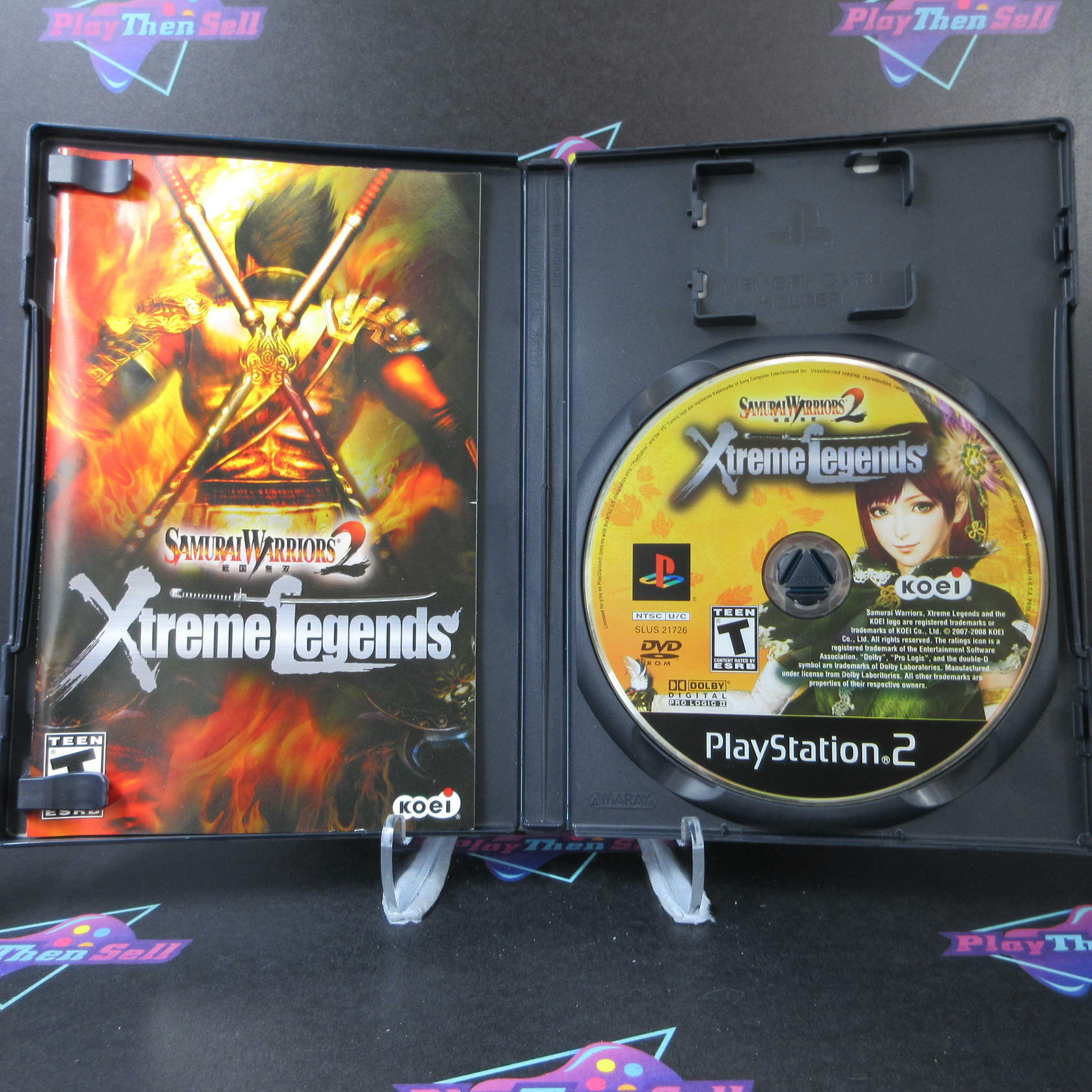 Samurai Warriors 2 Xtreme Legends PS2 PlayStation 2 AD Complete CIB - Very Good