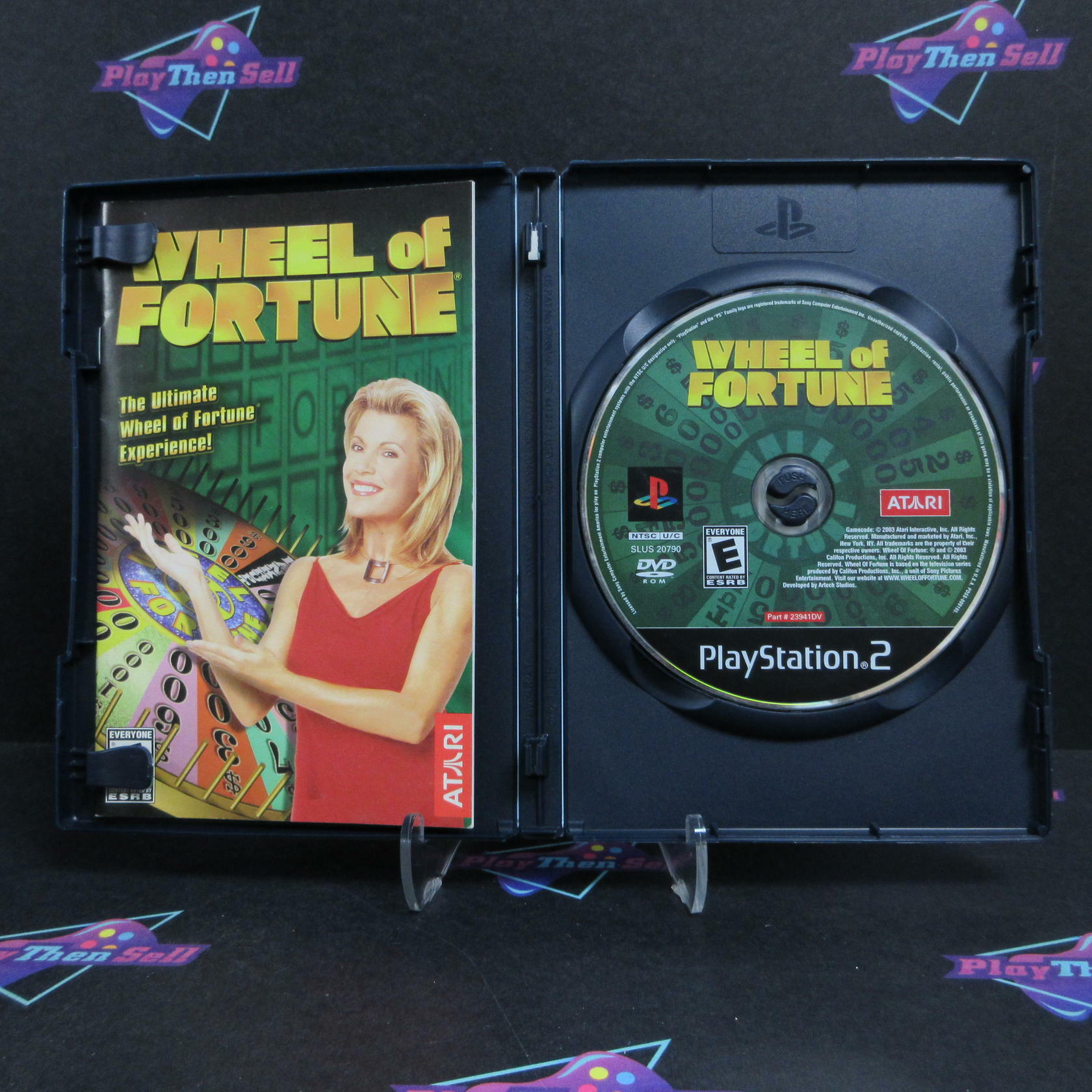 Wheel of Fortune PS2 PlayStation 2 AD Complete CIB - Very Good